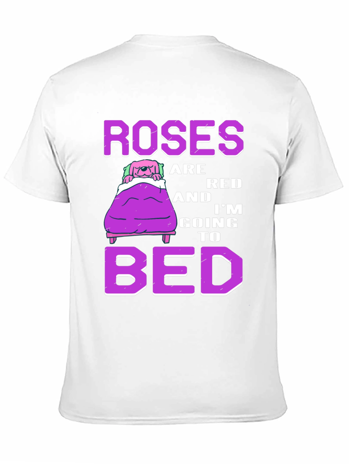 Black Roses are Red I'm Going to Bed T-Shirt view 11