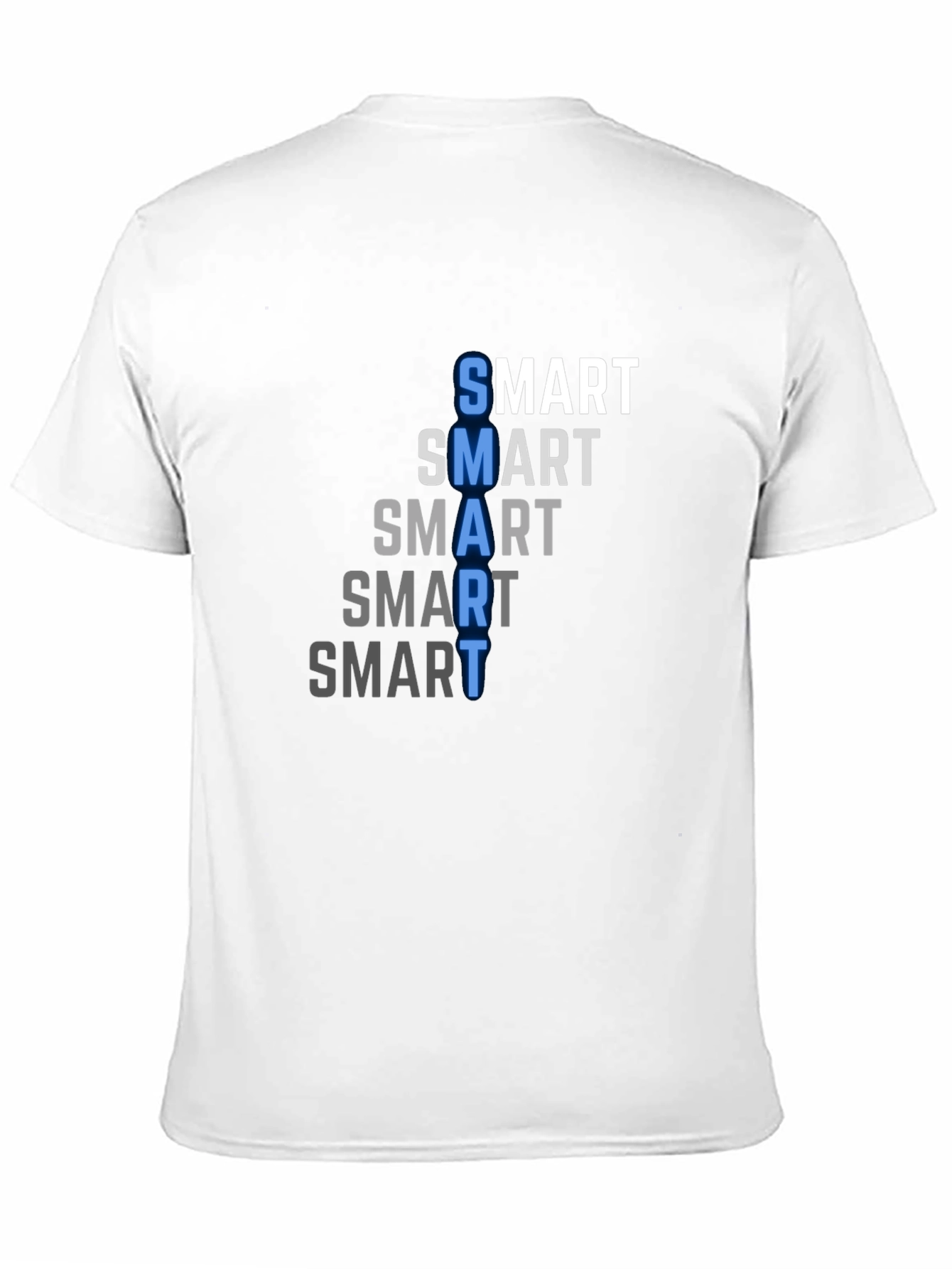 Black Smart Graphic Tee - Men's Black Crew Neck T-Shirt view 11