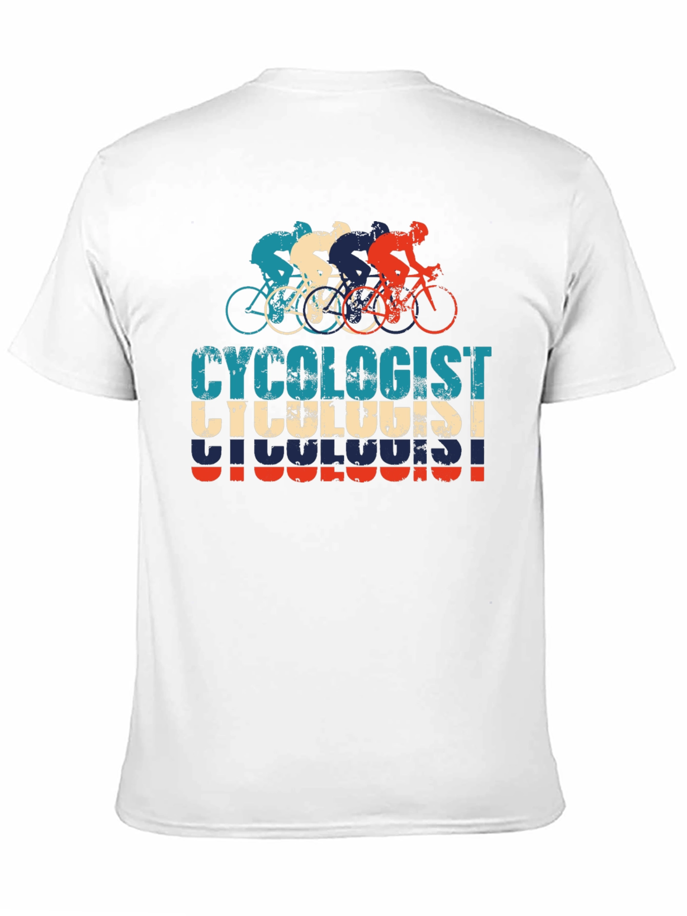 Cycologist T-Shirt - Vintage Style Cycling Tee - 11