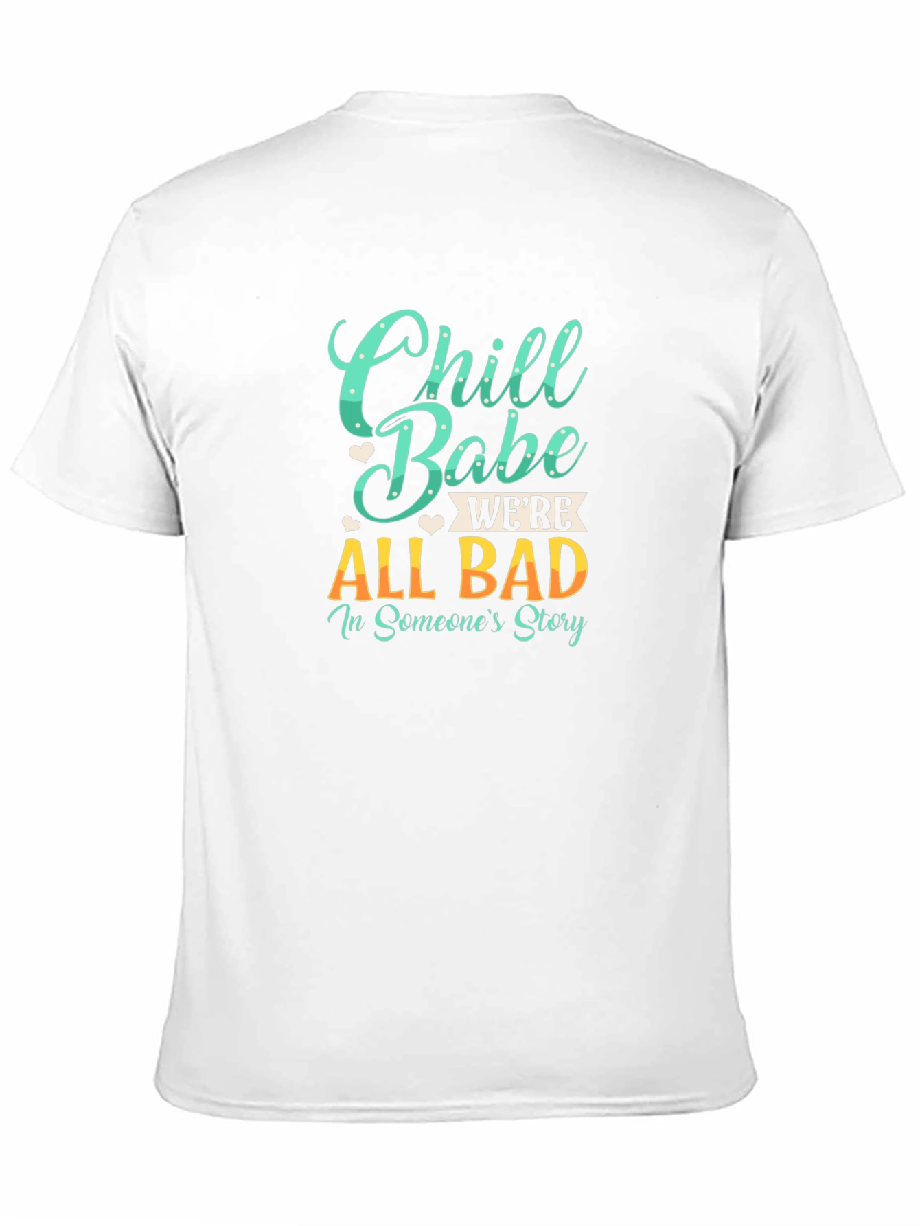 Black Chill Babe Graphic Tee - All Bad Story view 11