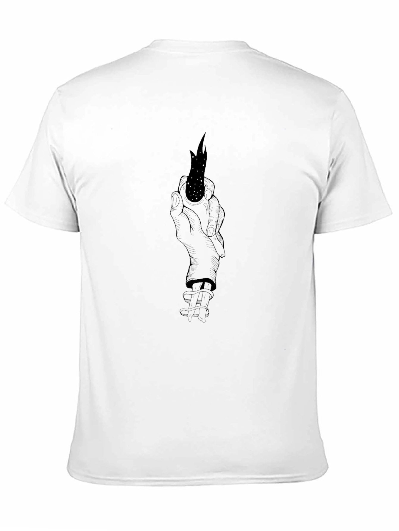 Dark Arts T-Shirt - Hand Holding Flame Design - 11