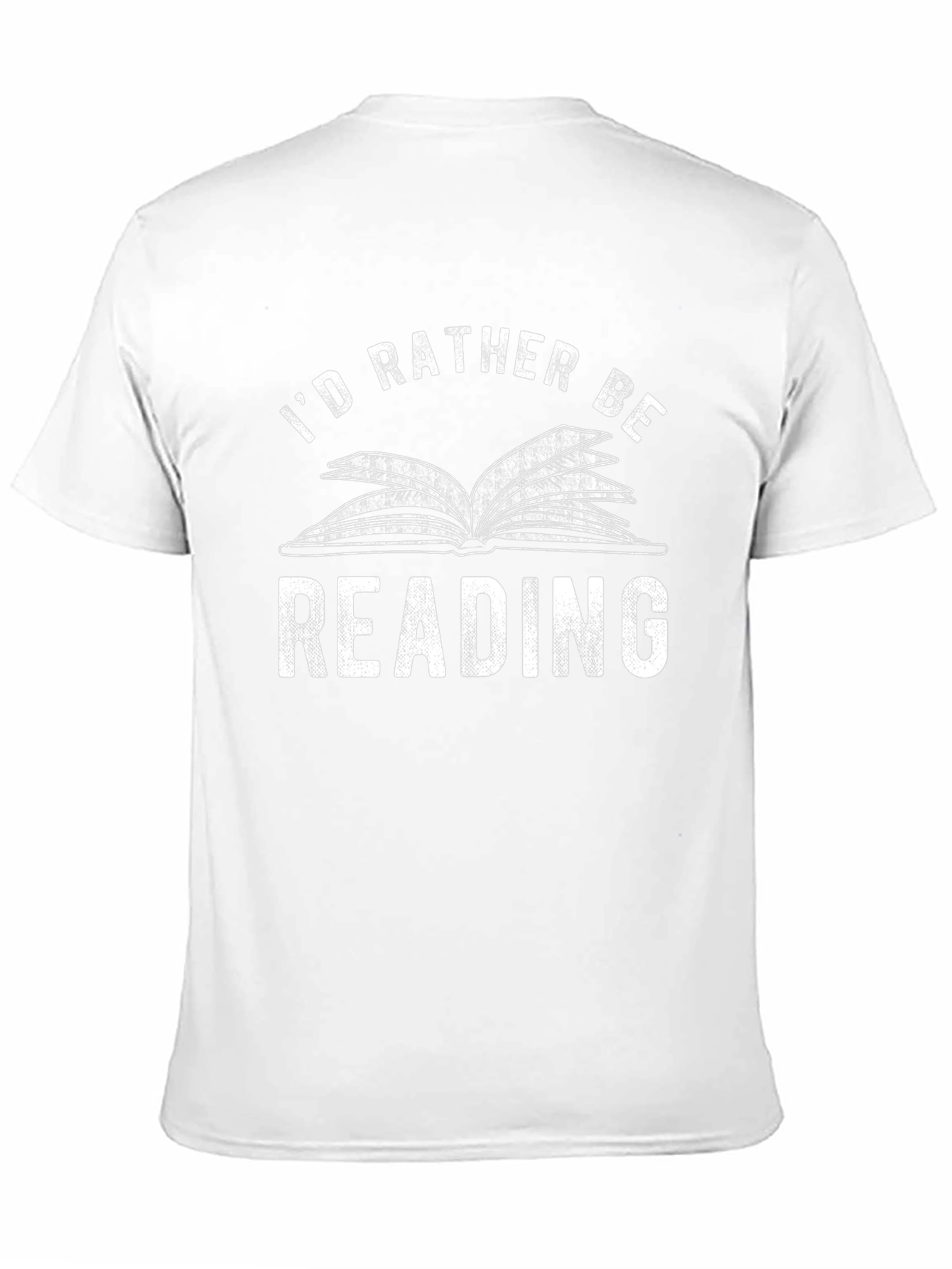Black I'd Rather Be Reading T-Shirt view 11
