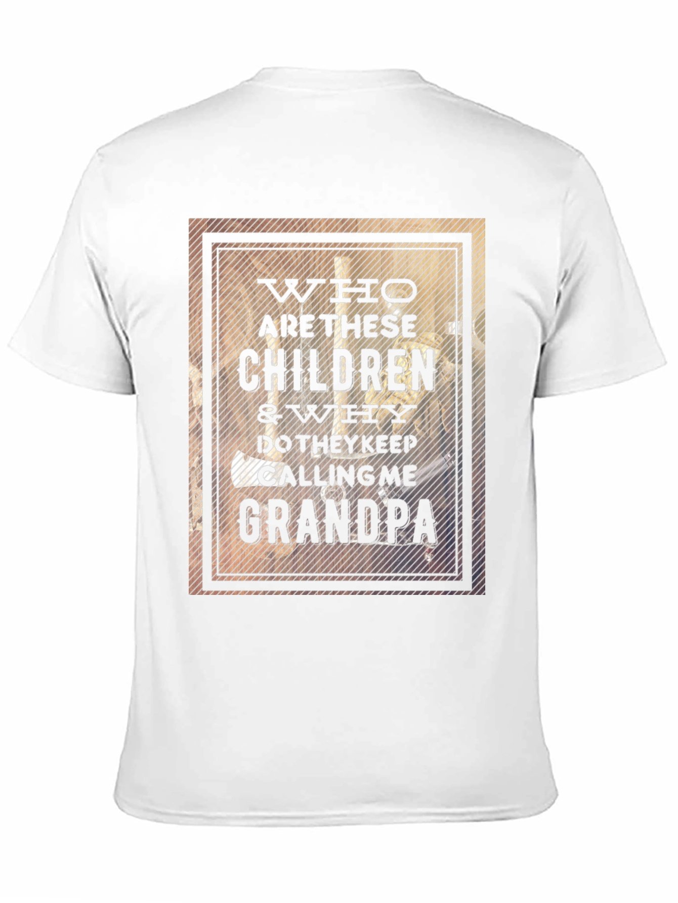 Black Who Are These Children? Grandpa T-Shirt view 11