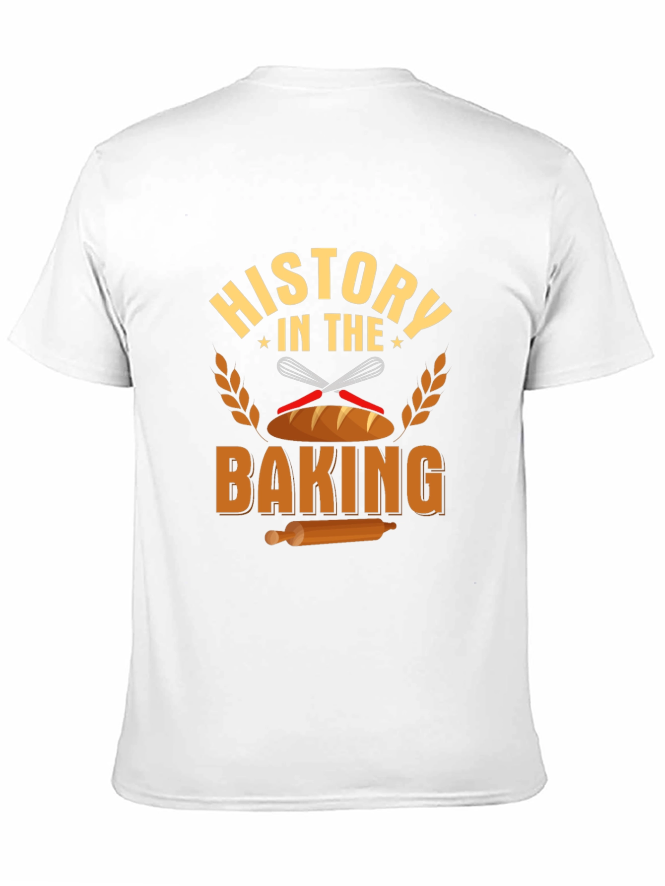 Black History in the Baking Black T-Shirt view 11