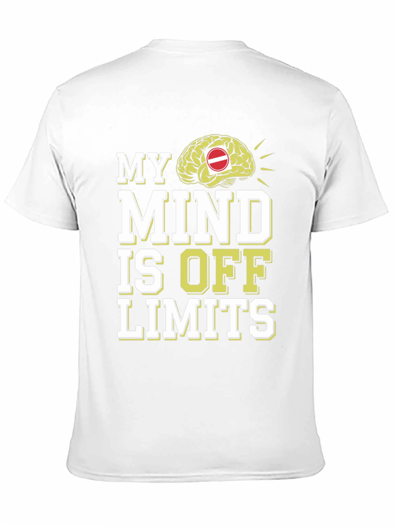 Black My Mind is Off Limits Graphic T-Shirt view 11