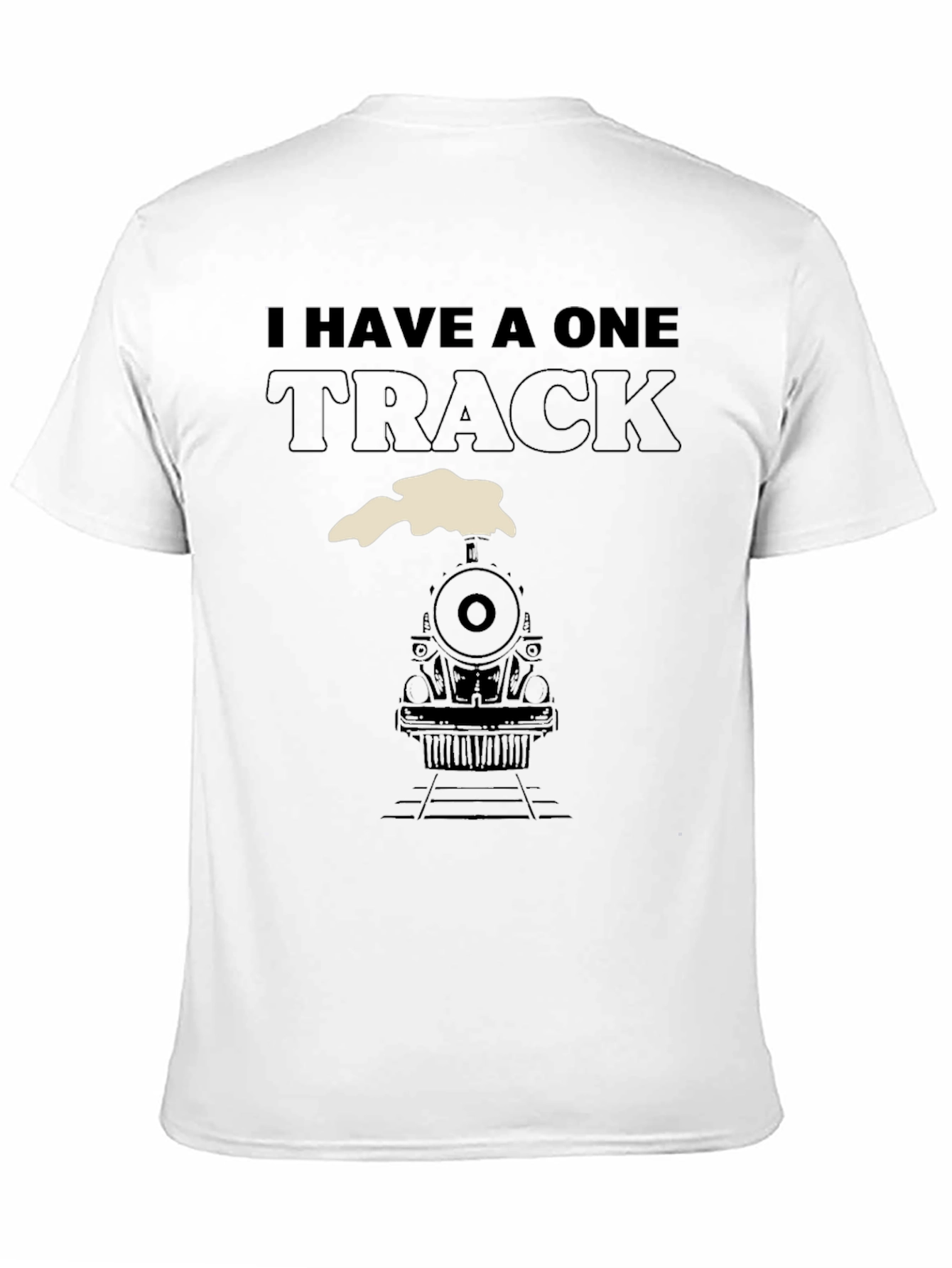 Black One Track Mind Train T-Shirt view 11