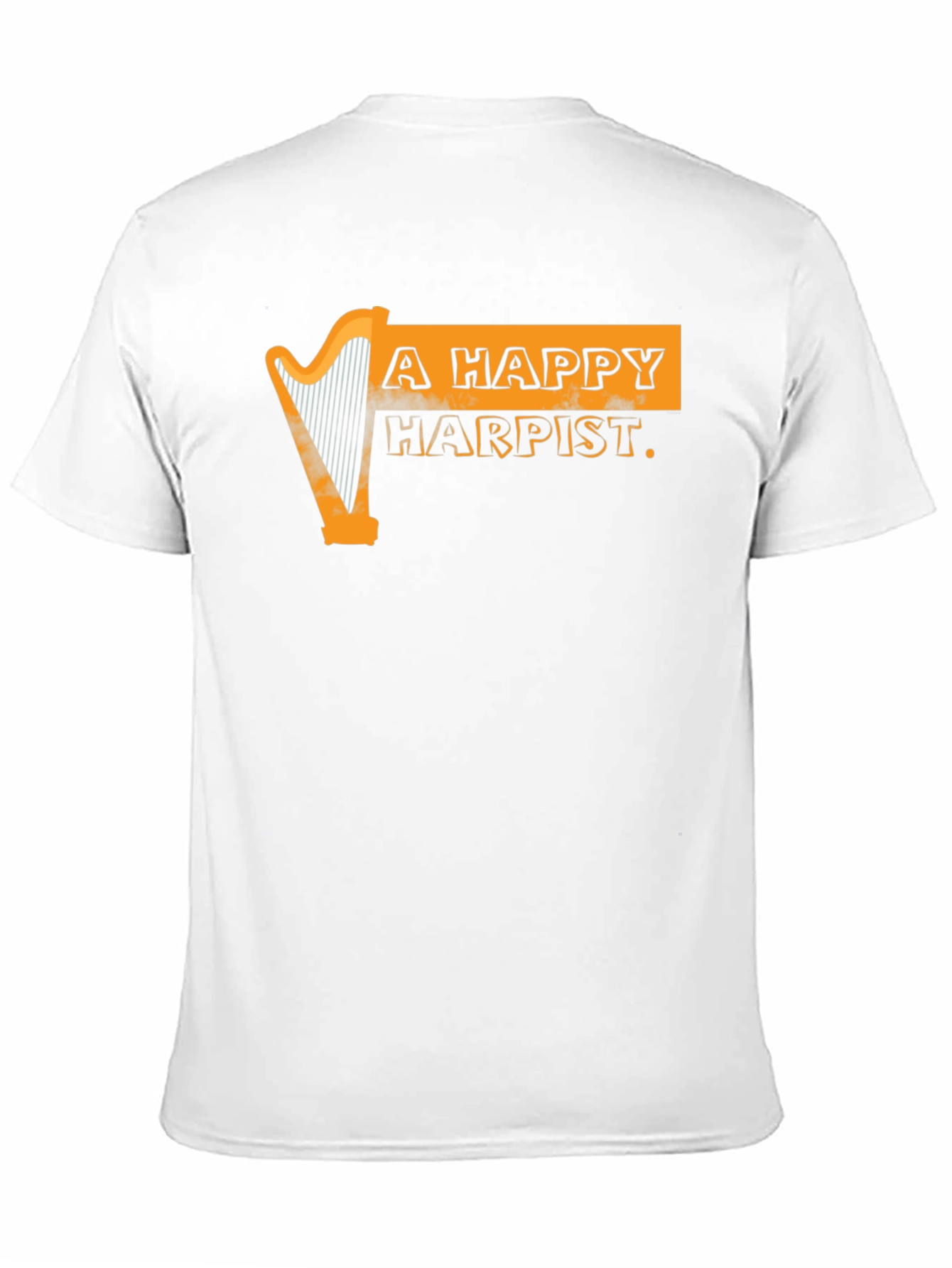 Black A Happy Harpist Graphic Tee view 11
