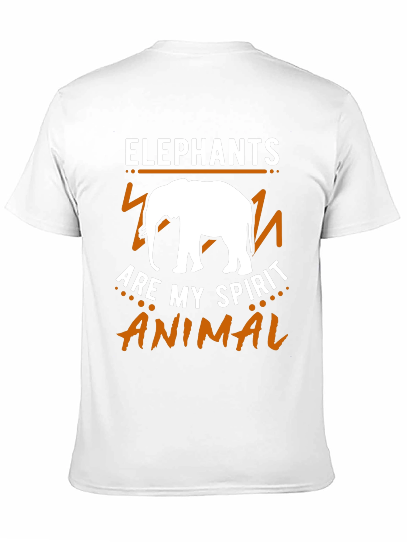 Black Elephant Spirit Animal Graphic Tee view 11