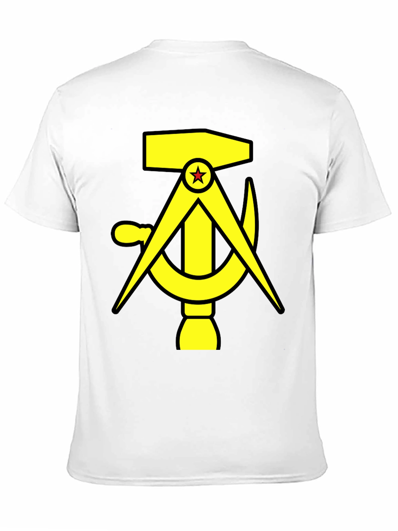 Black Hammer, Compass, and Sickle Black T-Shirt view 11