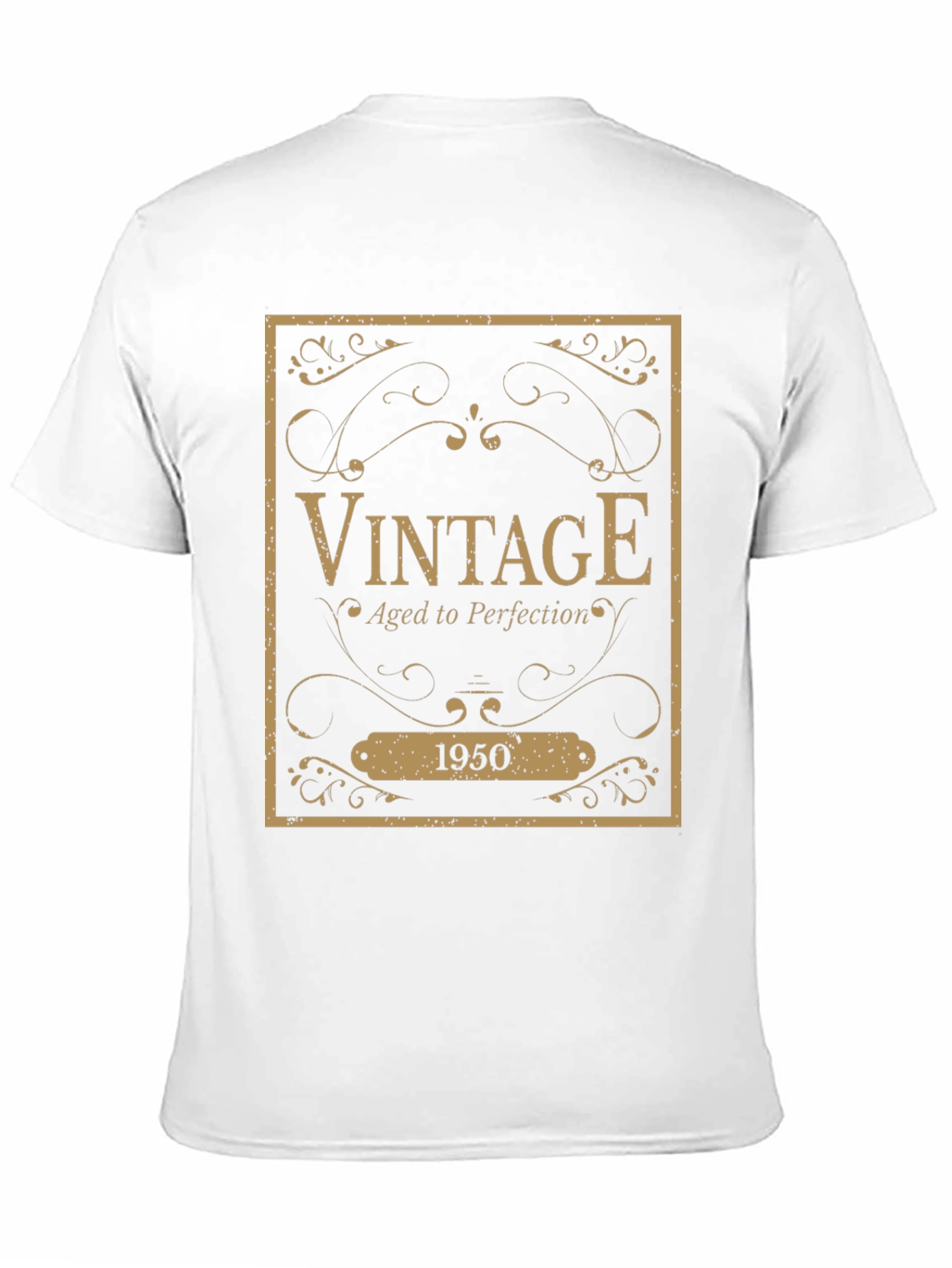 Black Vintage 1950 Aged to Perfection T-Shirt view 11