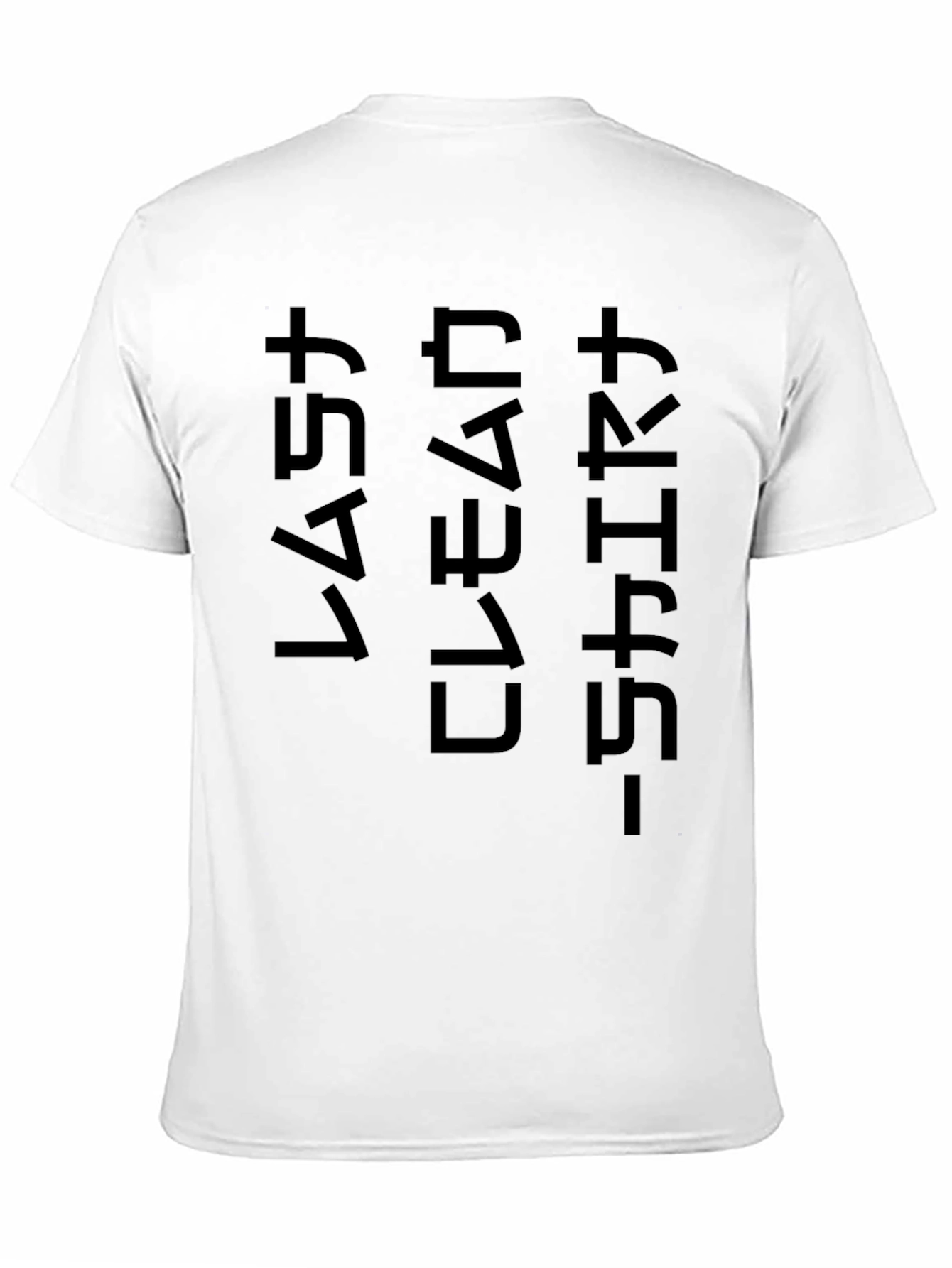 Black Last Clean Shirt Graphic Tee - Black view 11