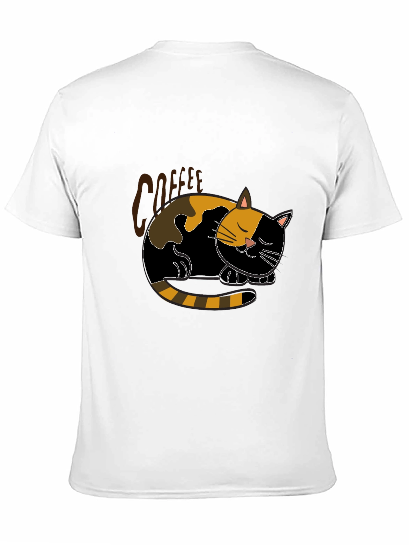 Black Coffee Cat Nap Black T-Shirt - Relaxed Fit view 11