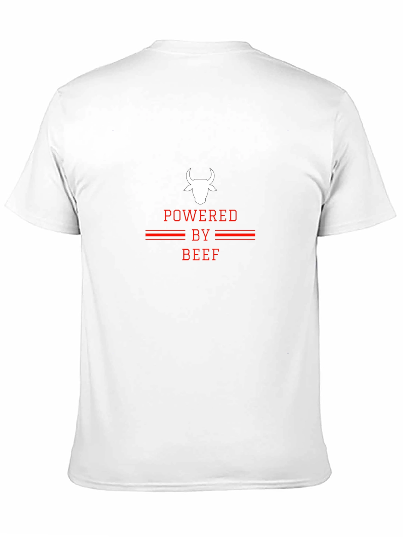 Black Powered by Beef T-Shirt - Graphic Tee view 11
