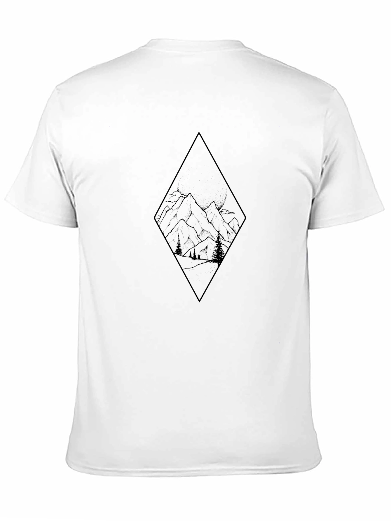 Black Mountain Graphic Black T-Shirt view 11