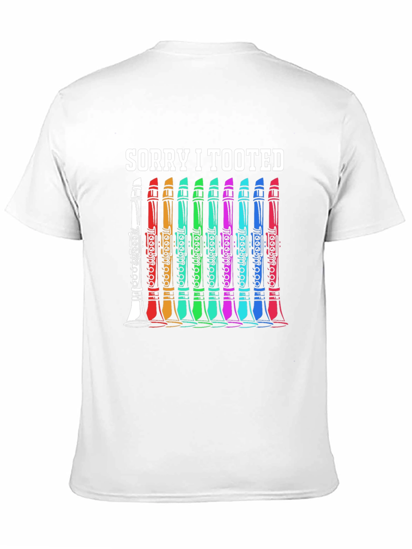 Sorry I Tooted Flute T-Shirt - 11