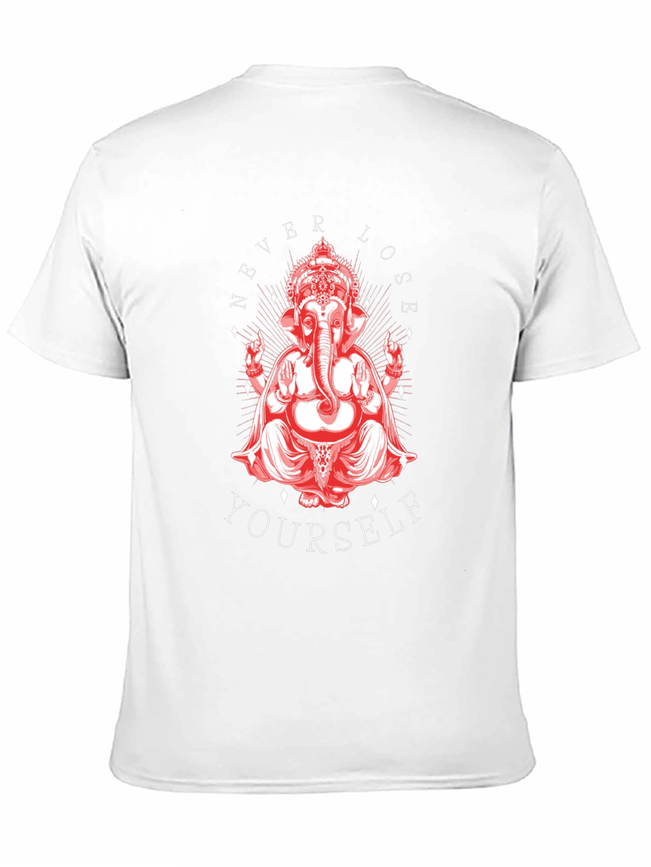 Black Ganesha Graphic Tee - Never Lose Yourself T-Shirt view 11