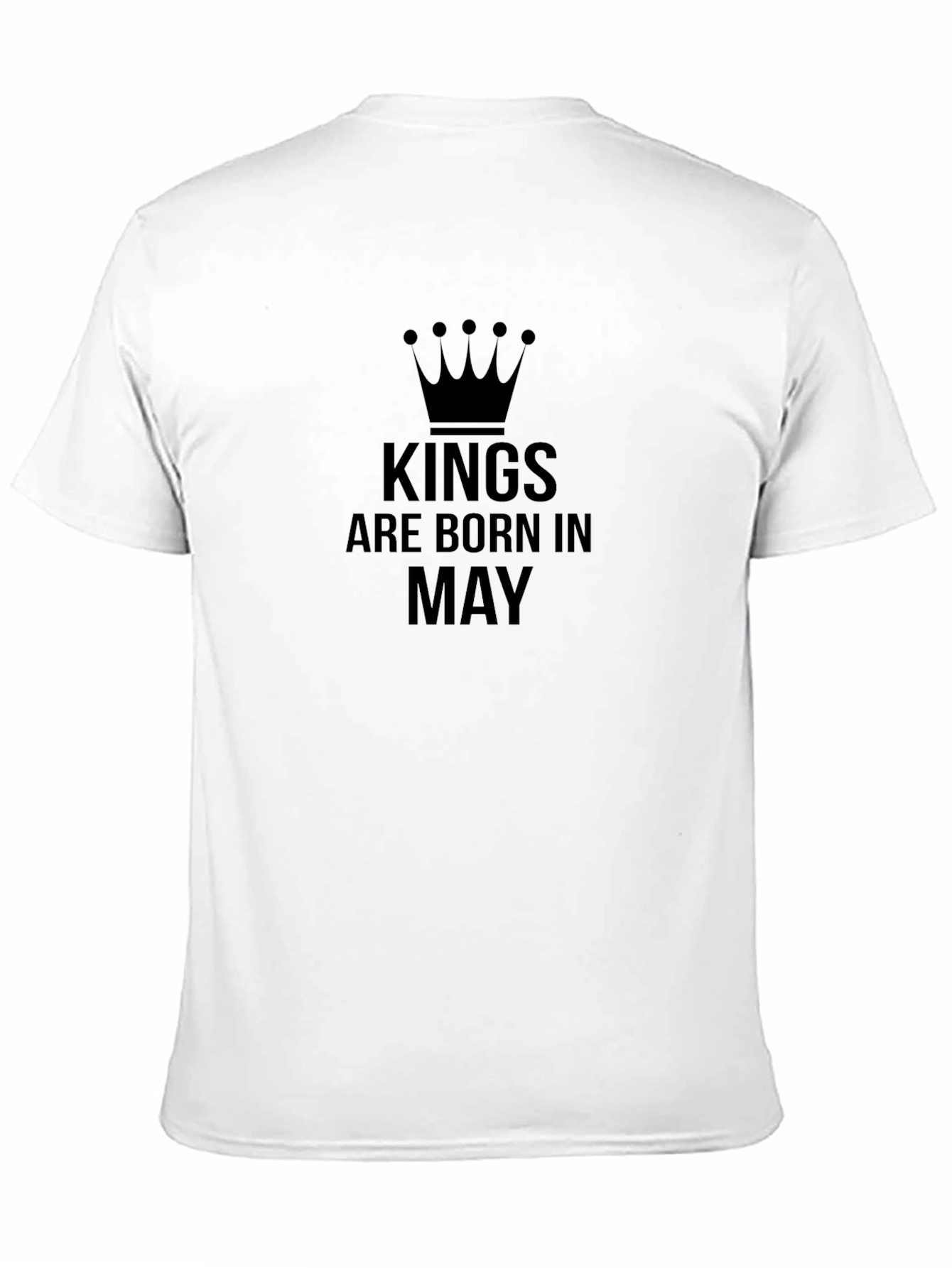 Black Kings Are Born In May Black T-Shirt view 11