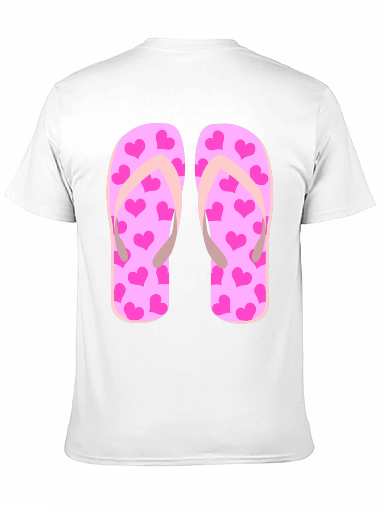 Black Flip Flop Heart Print Tee view 11