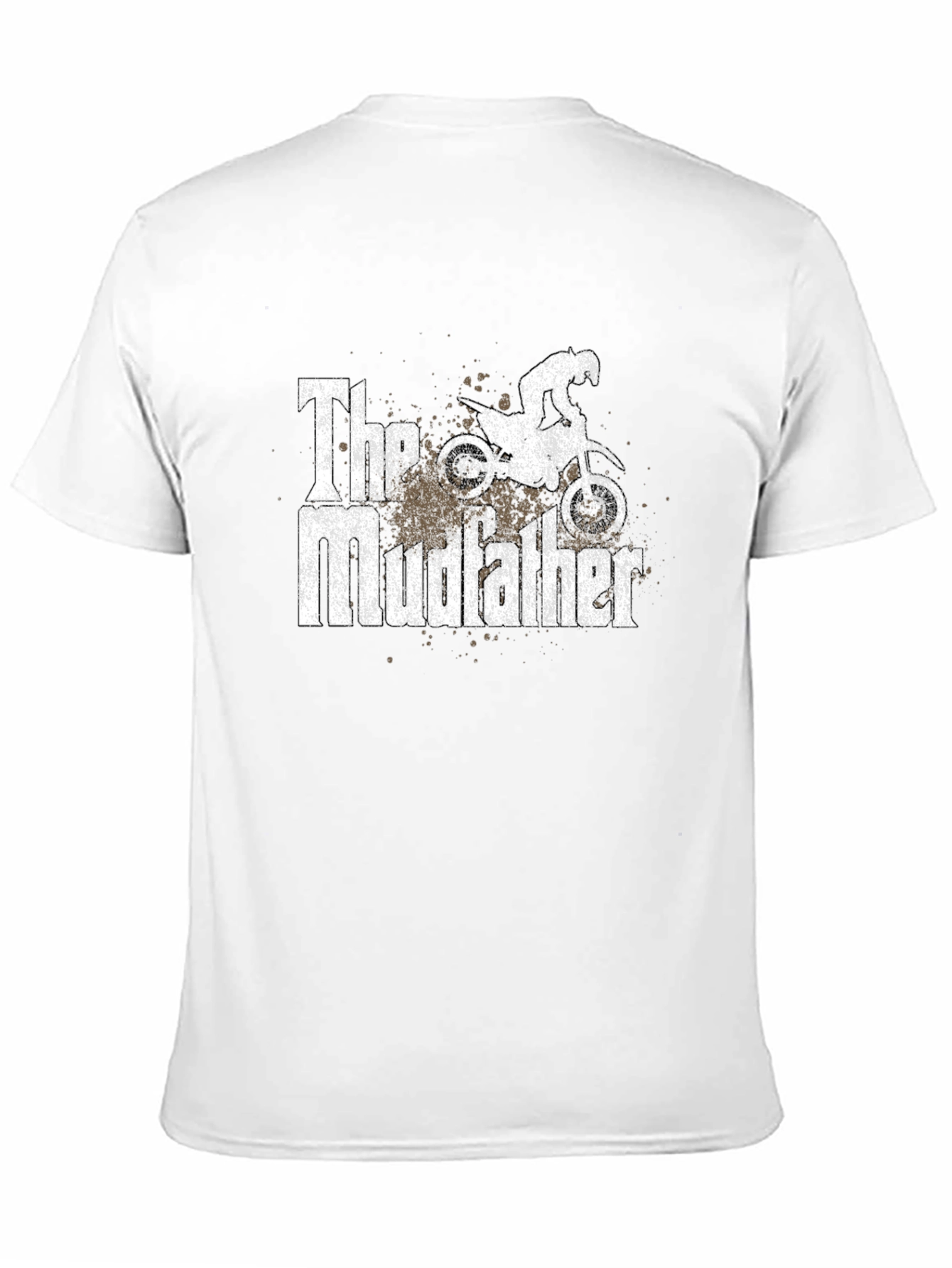 Black The Mudfather Dirt Bike T-Shirt - Black view 11