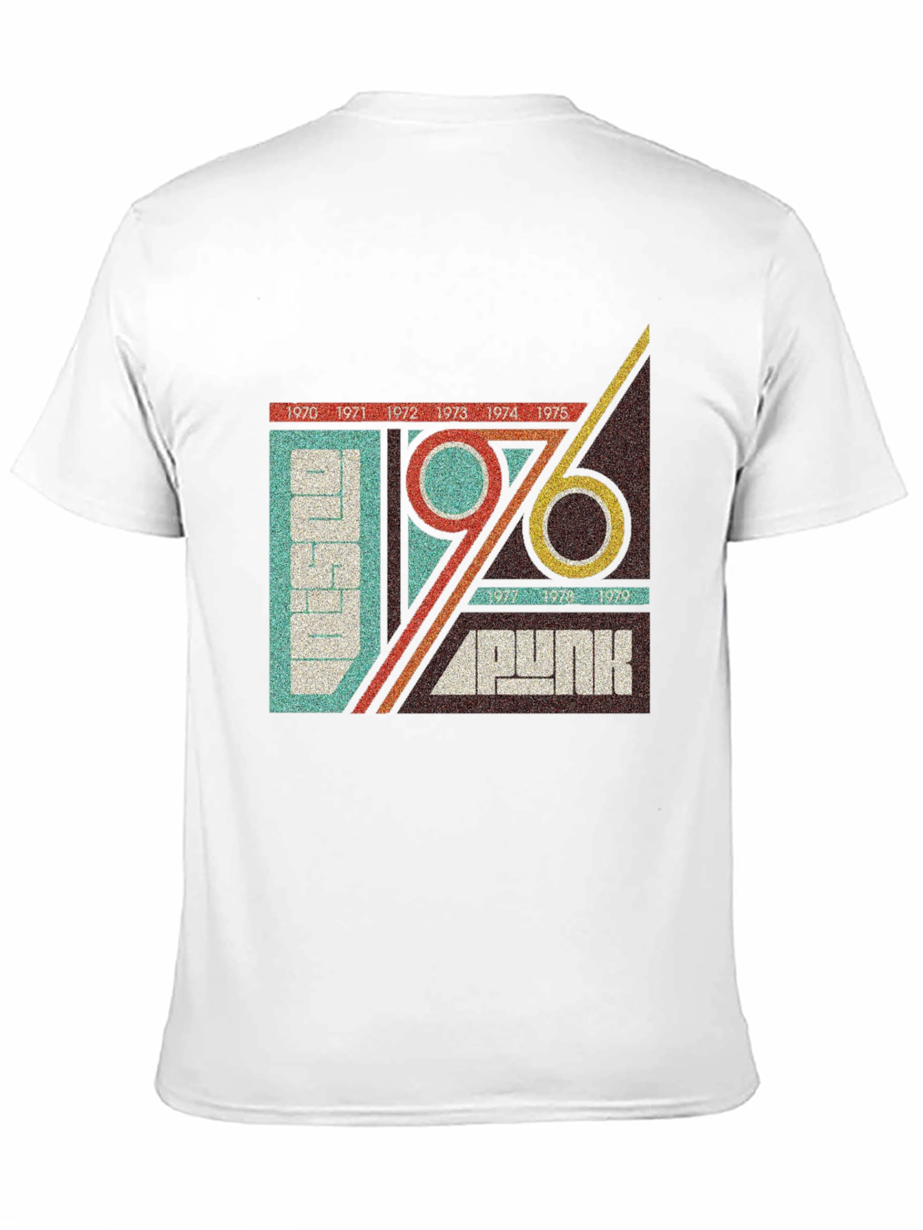 Black Retro Punk Era T-Shirt view 11