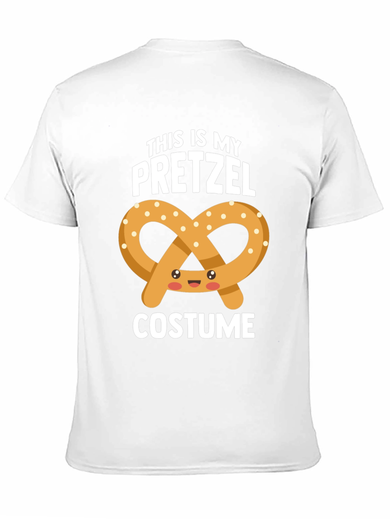 Black Funny Pretzel Costume T-Shirt view 11