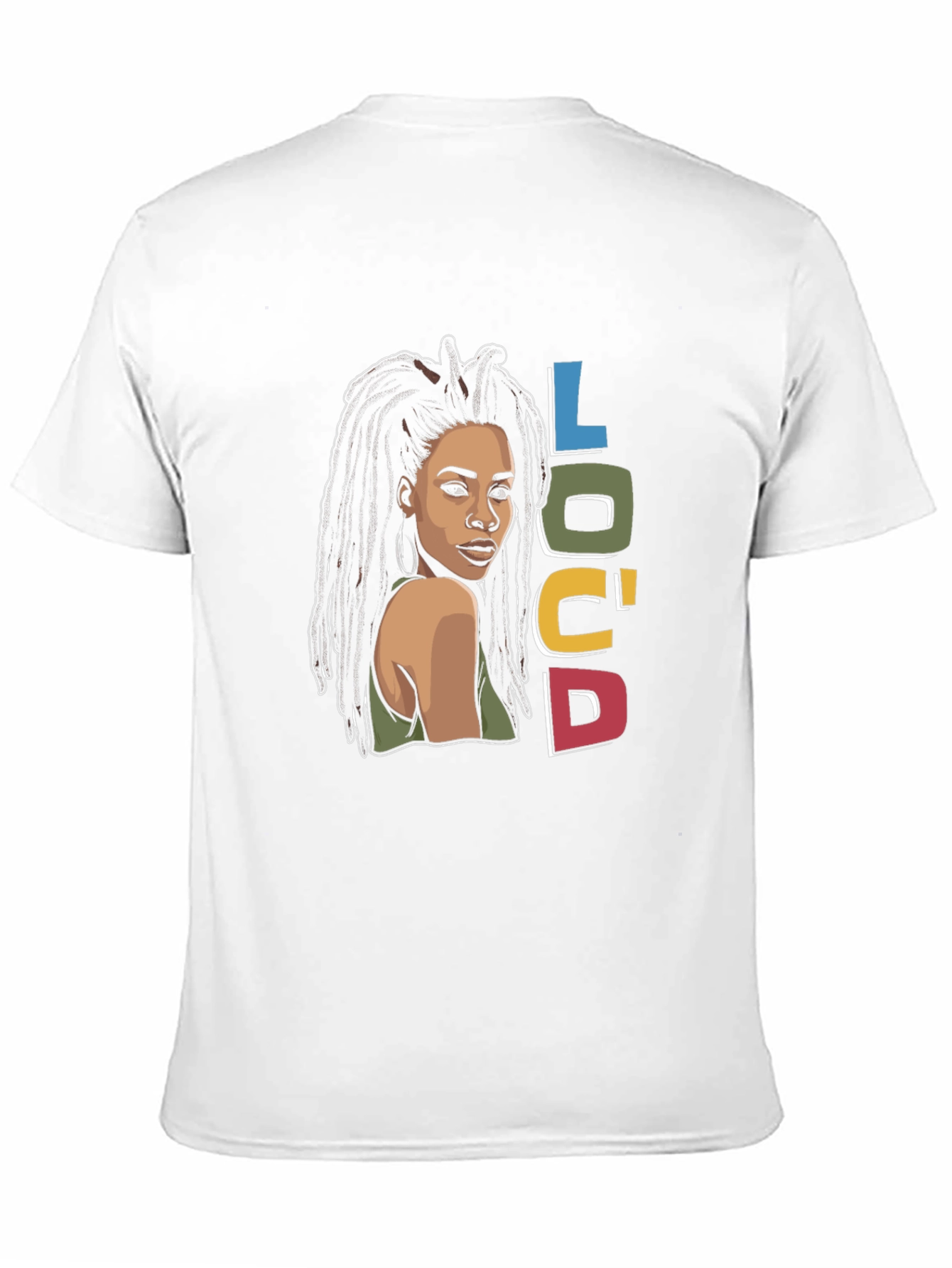 Black Loc'd Woman Graphic Tee - Stylish & Unique view 11