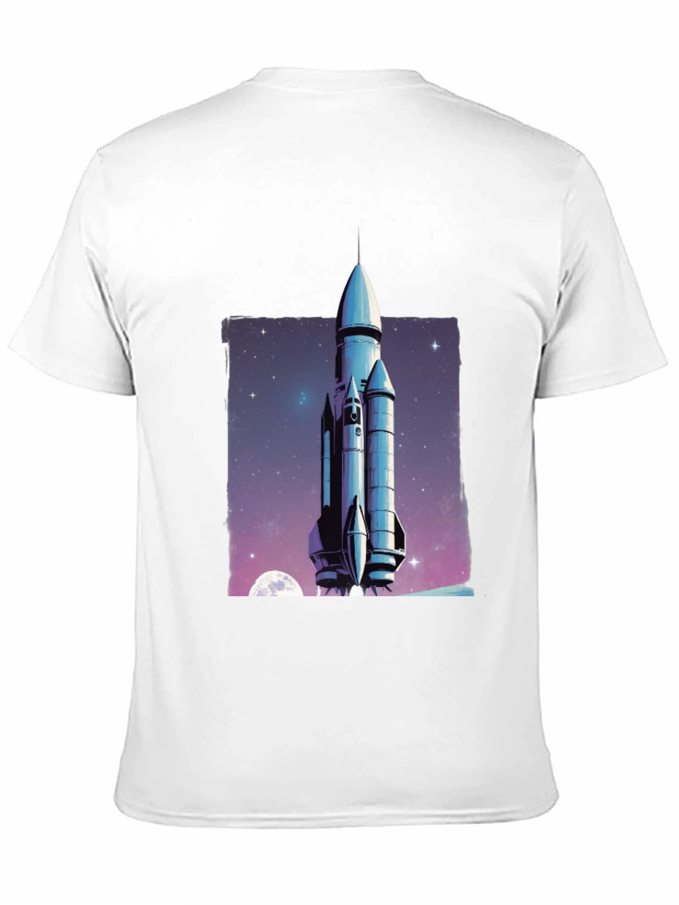 Black Rocket Launch Graphic T-Shirt view 11