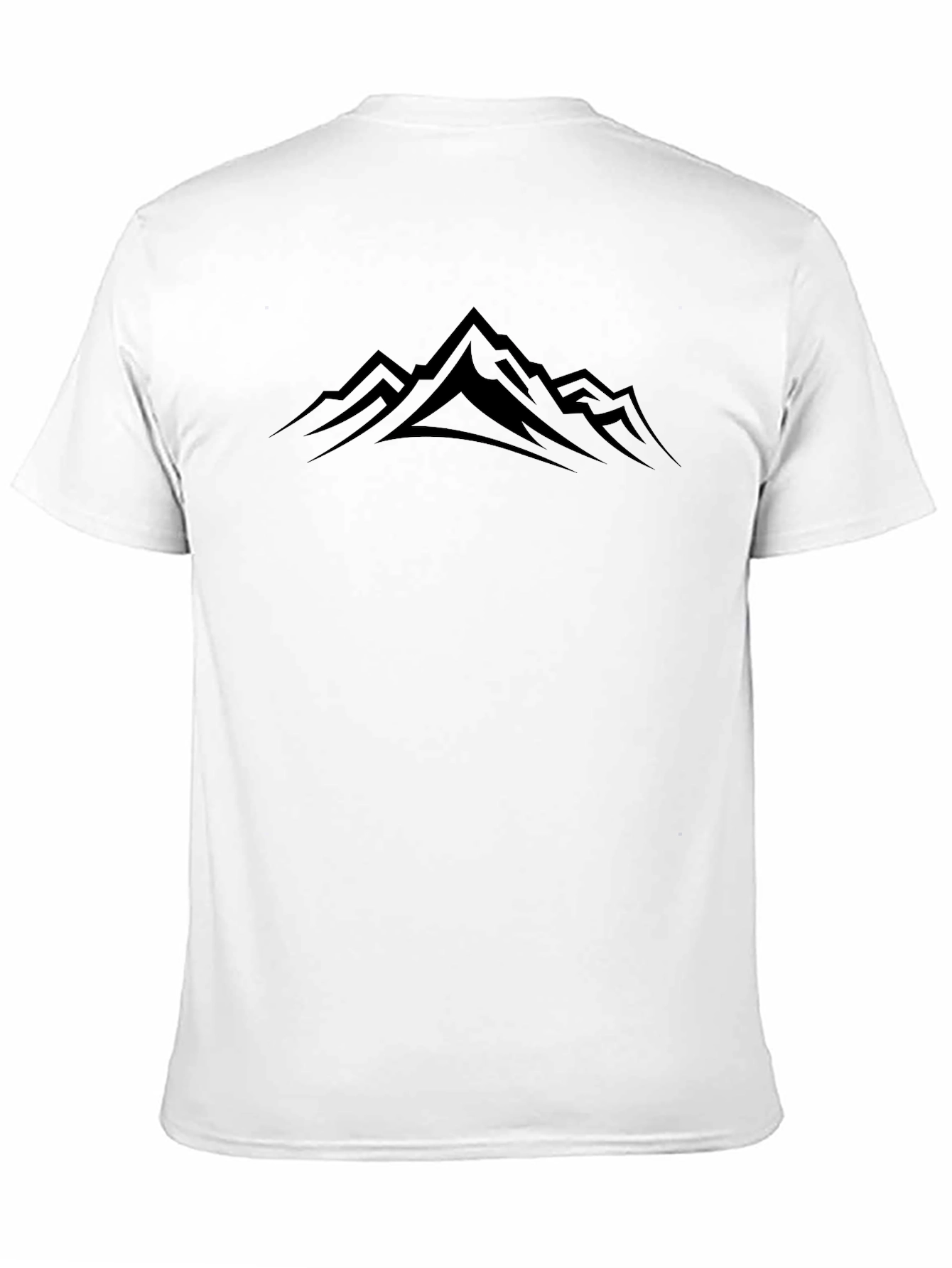 Black Men's Black Mountain Graphic Tee view 11