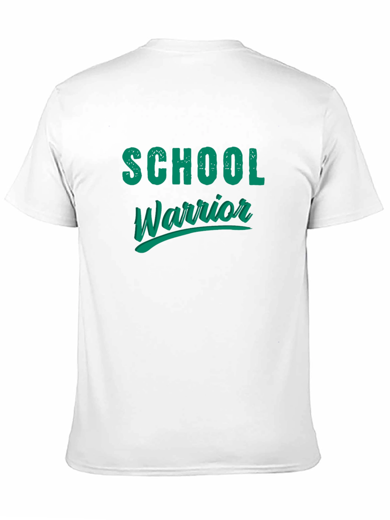 Black School Warrior Graphic T-Shirt view 11