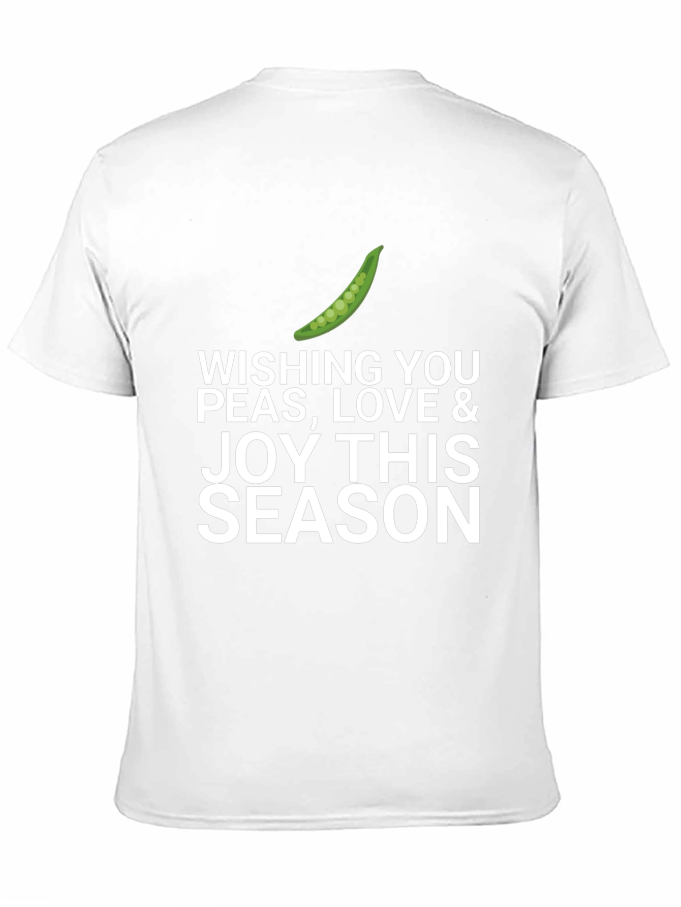 Black Wishing Peas, Love & Joy Season T-Shirt view 11