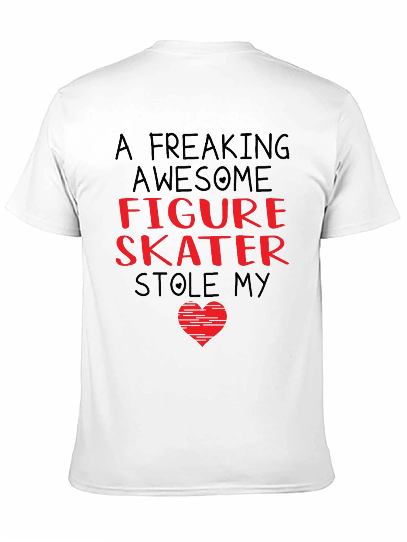 Black Figure Skater Stole My Heart T-Shirt view 11