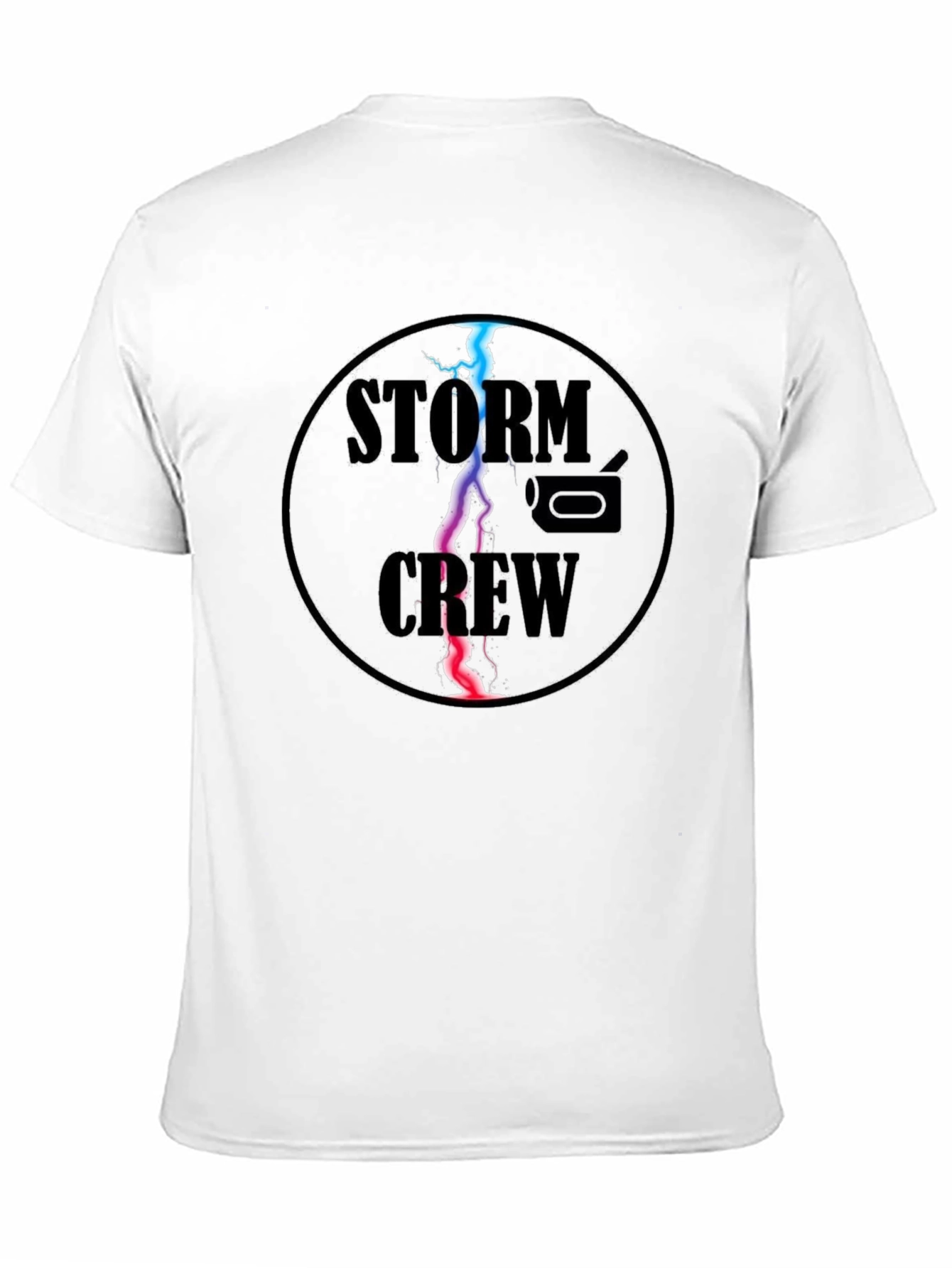 Black Storm Crew T-Shirt - Weather Chaser Tee view 11
