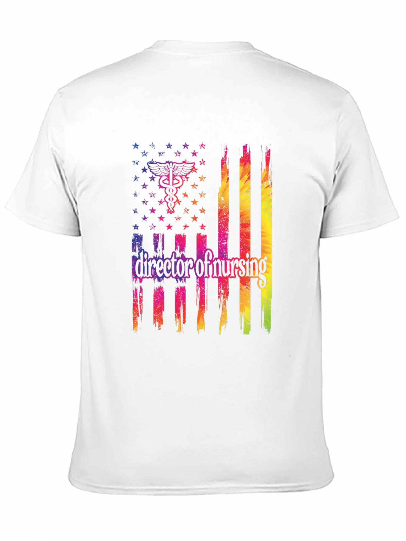 Director of Nursing American Flag Graphic Tee - 11
