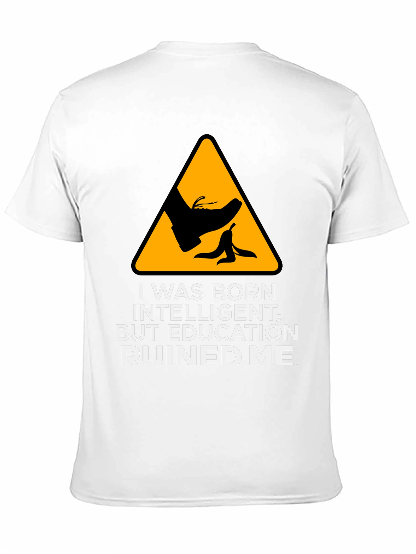 Black Funny "Education Ruined Me" Graphic Tee view 11