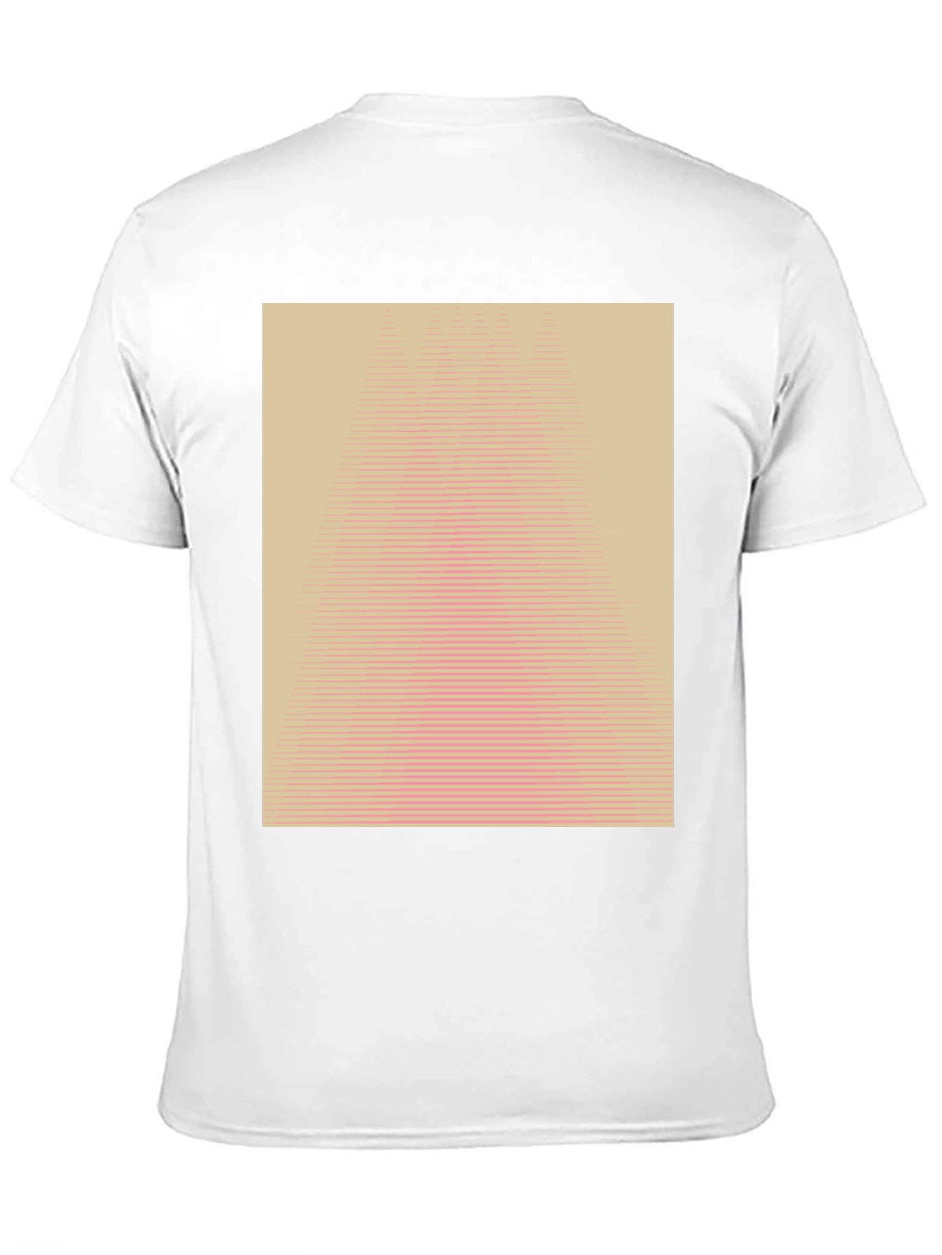 Black Geometric Illusion Tee - Modern Abstract Design view 11