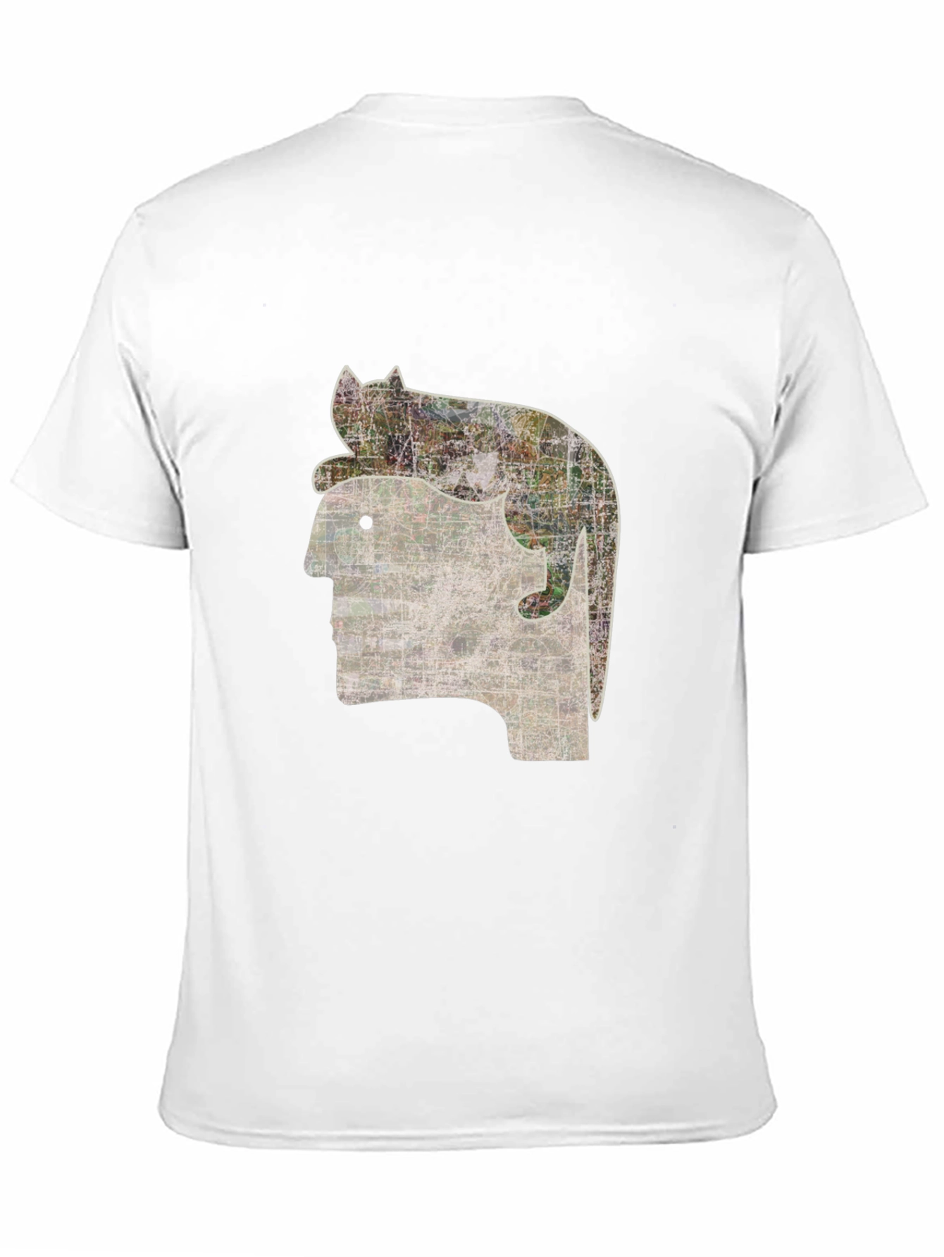 Black Cat on Head Graphic Tee - Quirky Unisex T-Shirt view 11