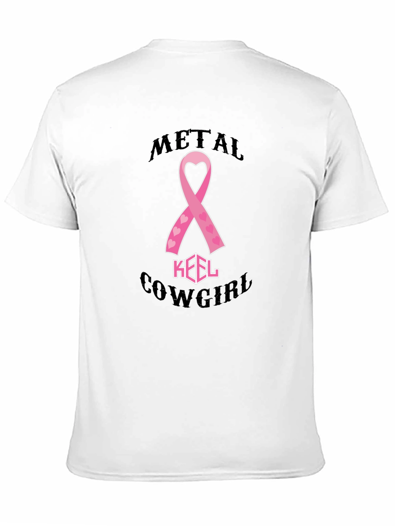 Metal Cowgirl Breast Cancer Awareness T-Shirt - 11