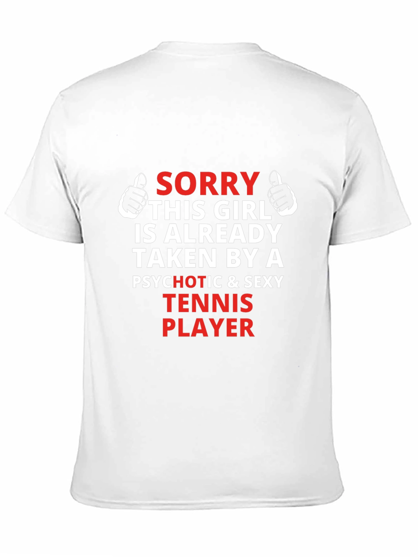 Black Funny Tennis Player Graphic T-Shirt view 11