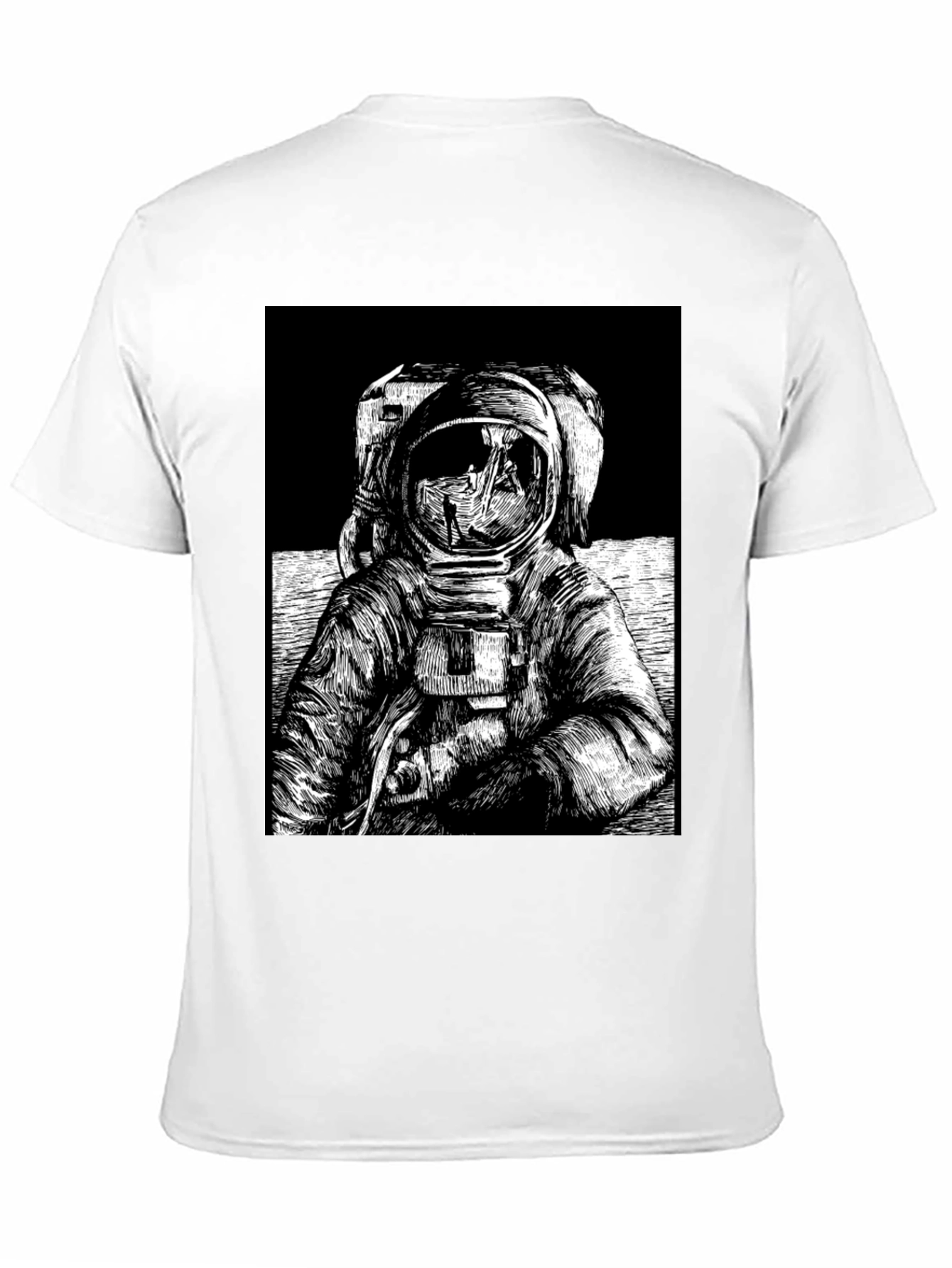 Black Astronaut Graphic Tee - Space Explorer T-Shirt view 11