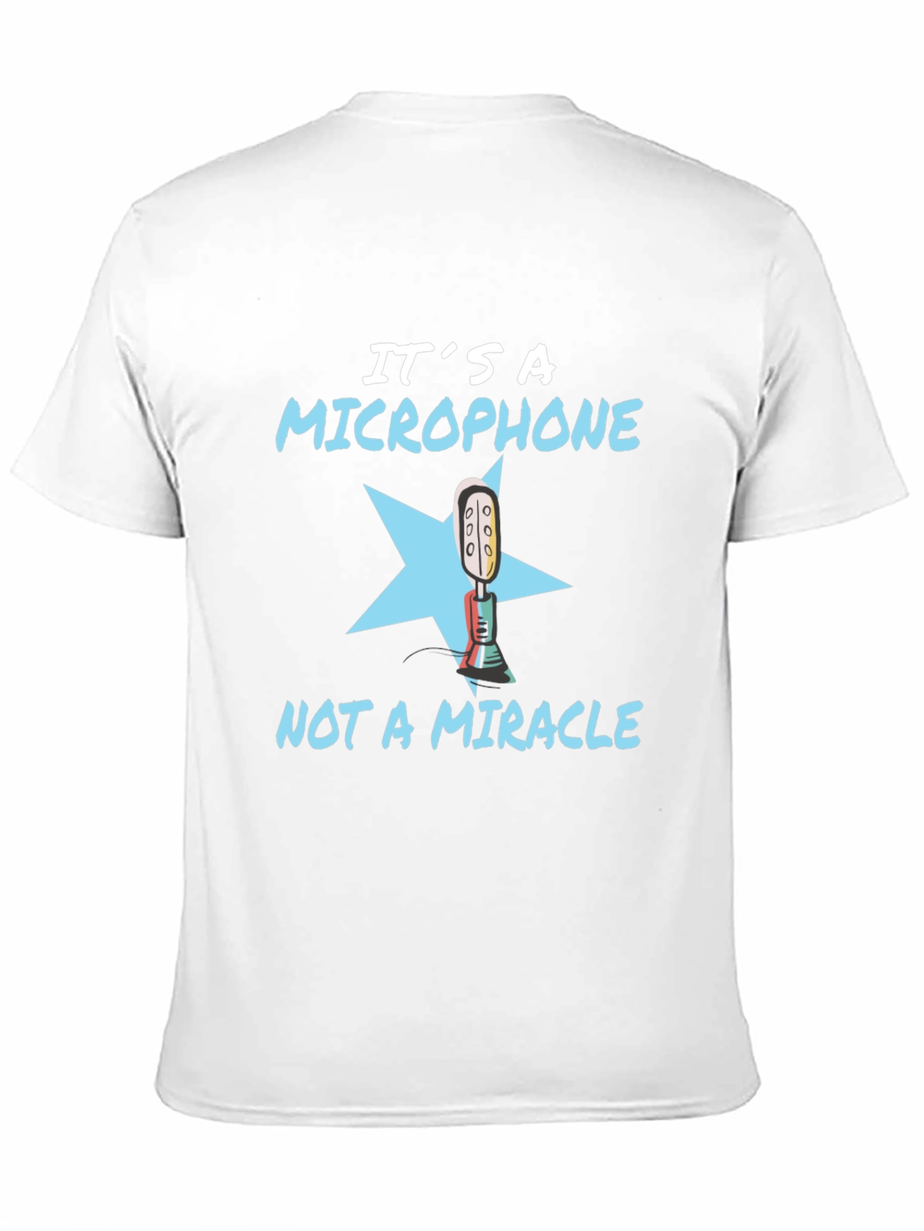 Black Microphone Graphic T-Shirt - Retro Music Tee view 11