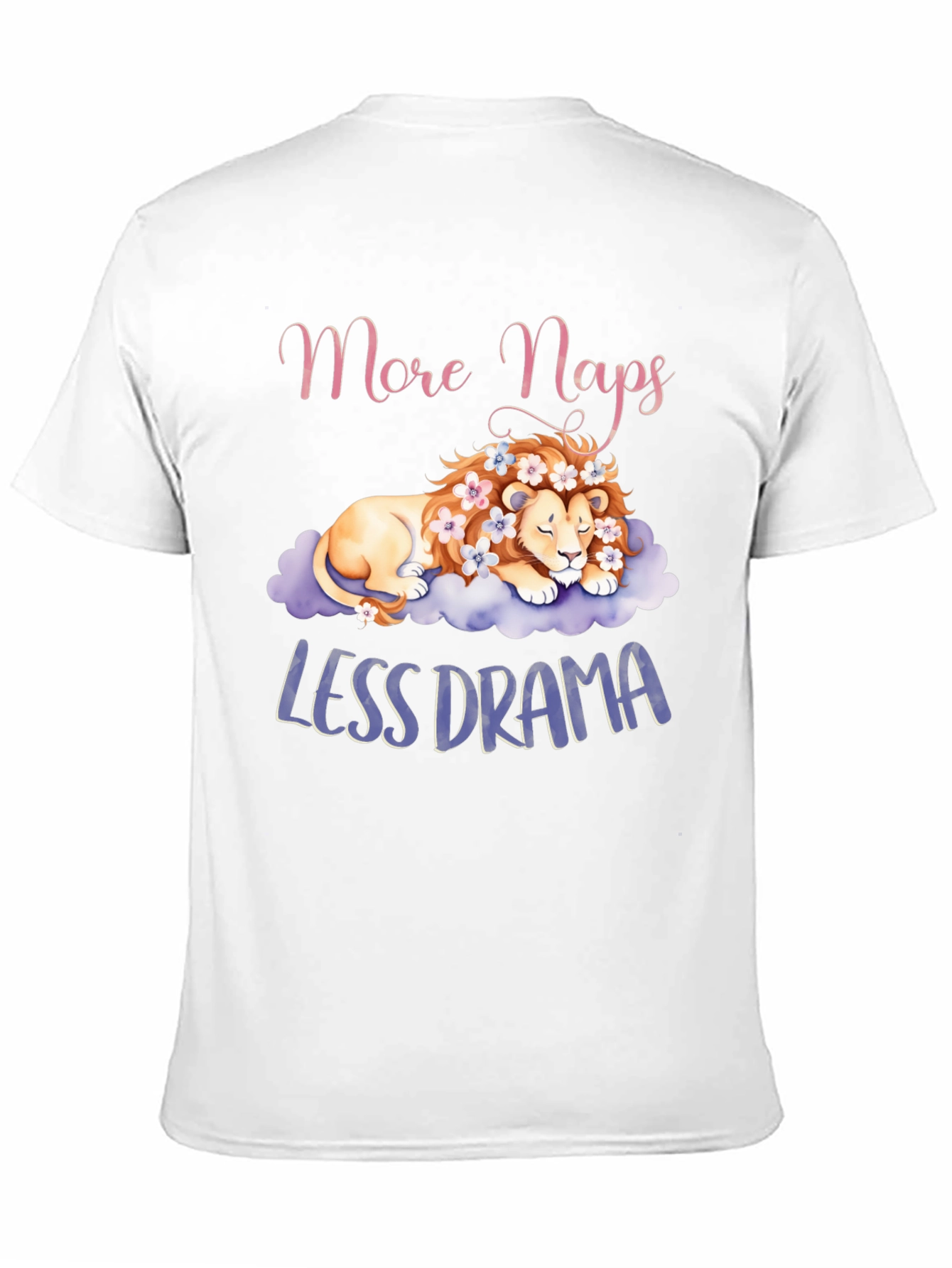 Black More Naps Less Drama Graphic T-Shirt view 11