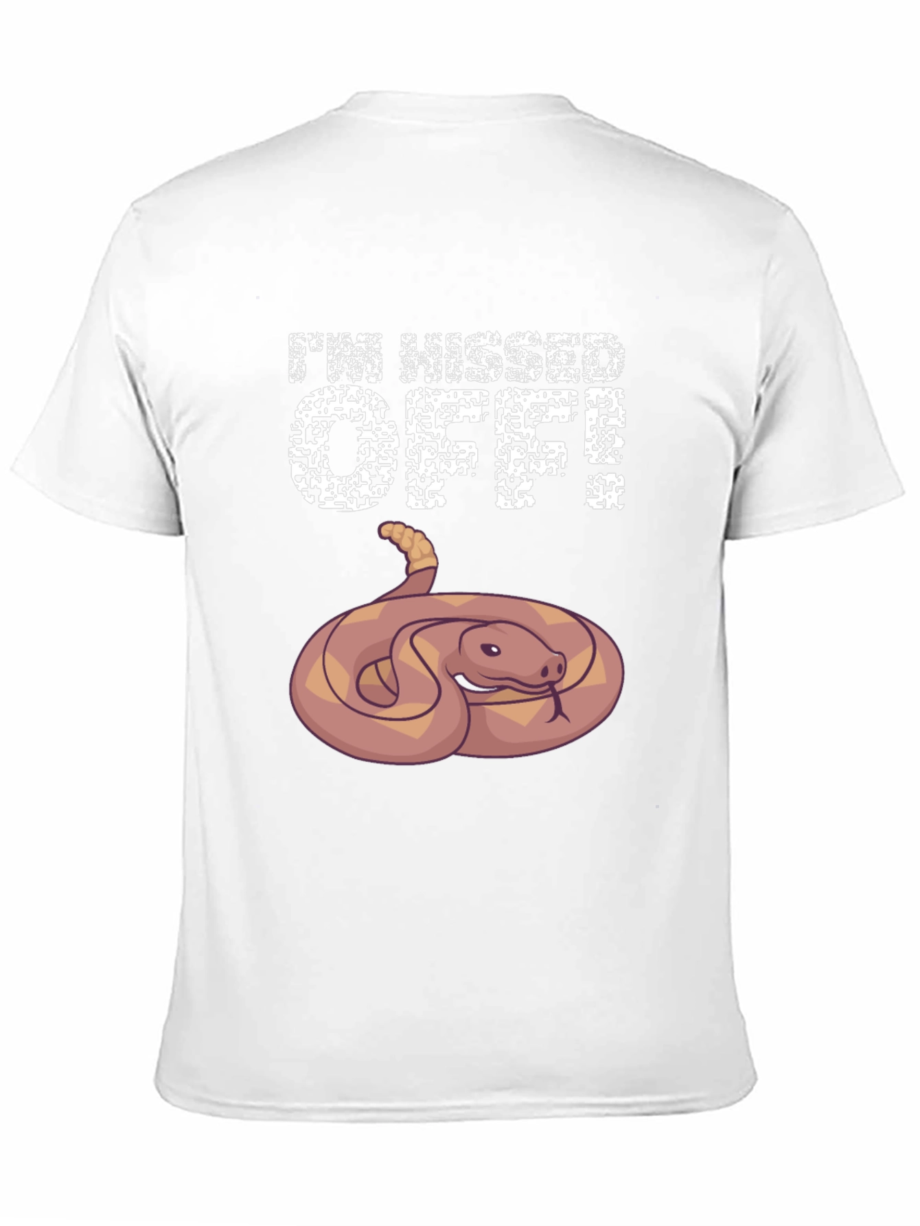 Black Hissed Off Snake Graphic Tee view 11