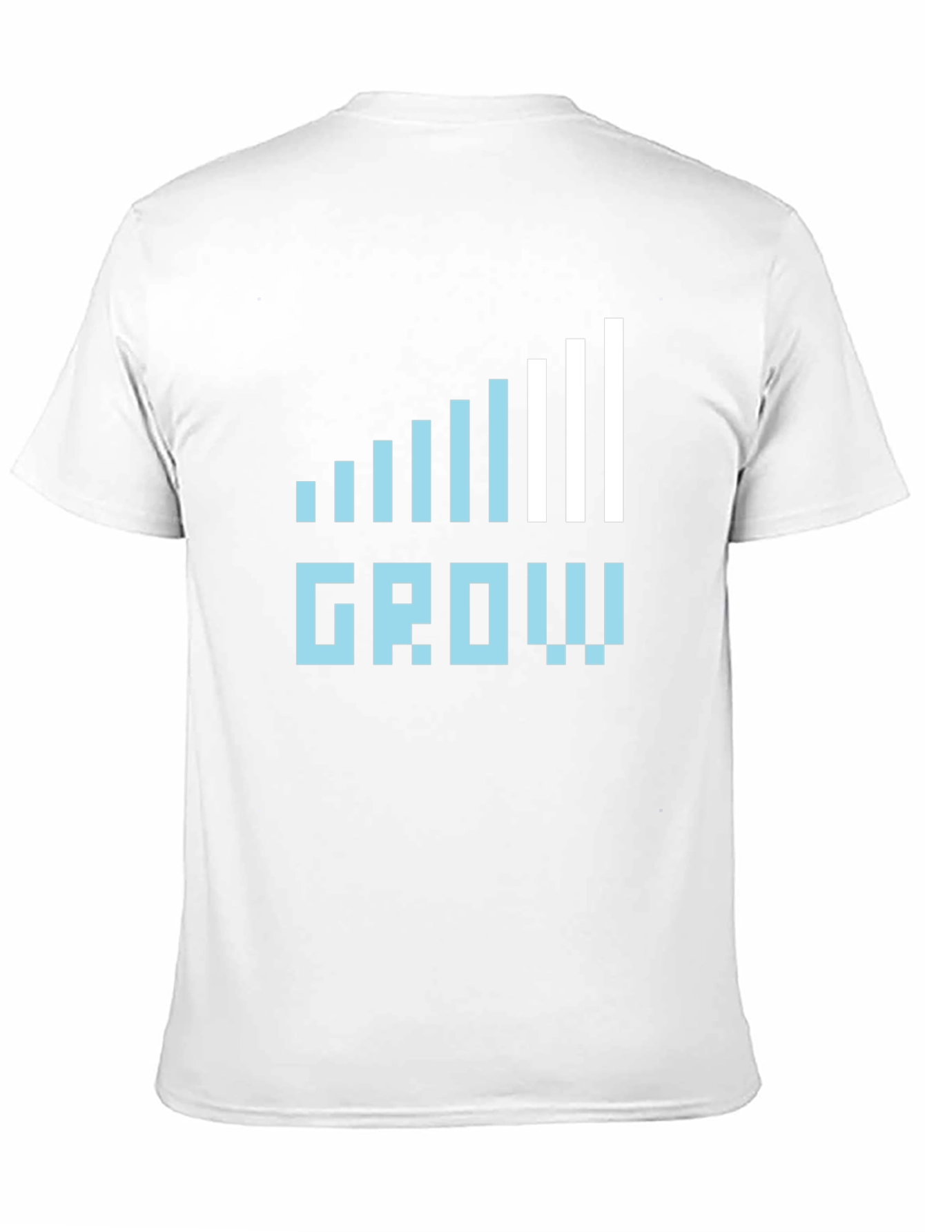 Black Grow Graphic Tee - Black Casual Cotton T-Shirt view 11