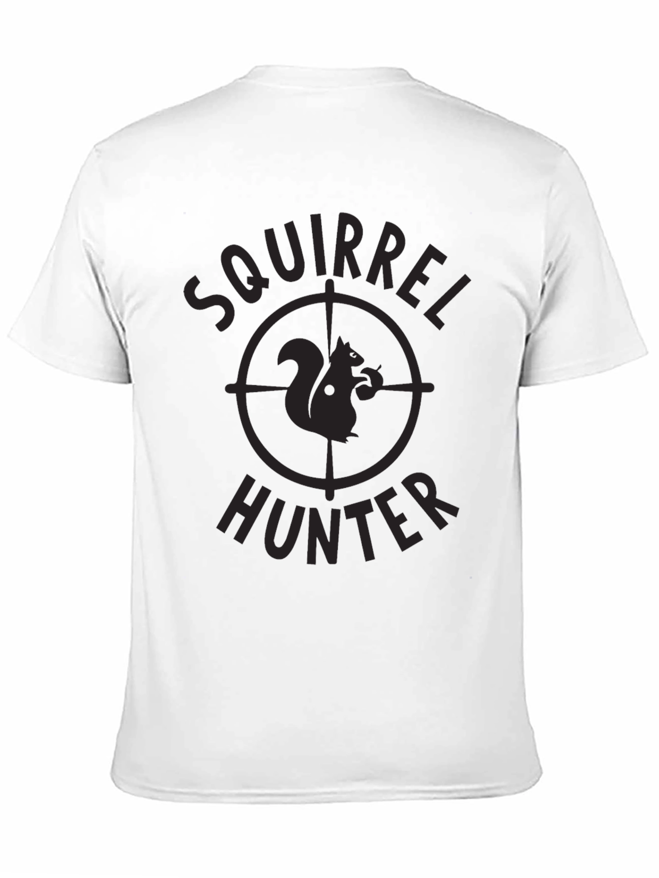 Black Squirrel Hunter Graphic Tee - Black view 11