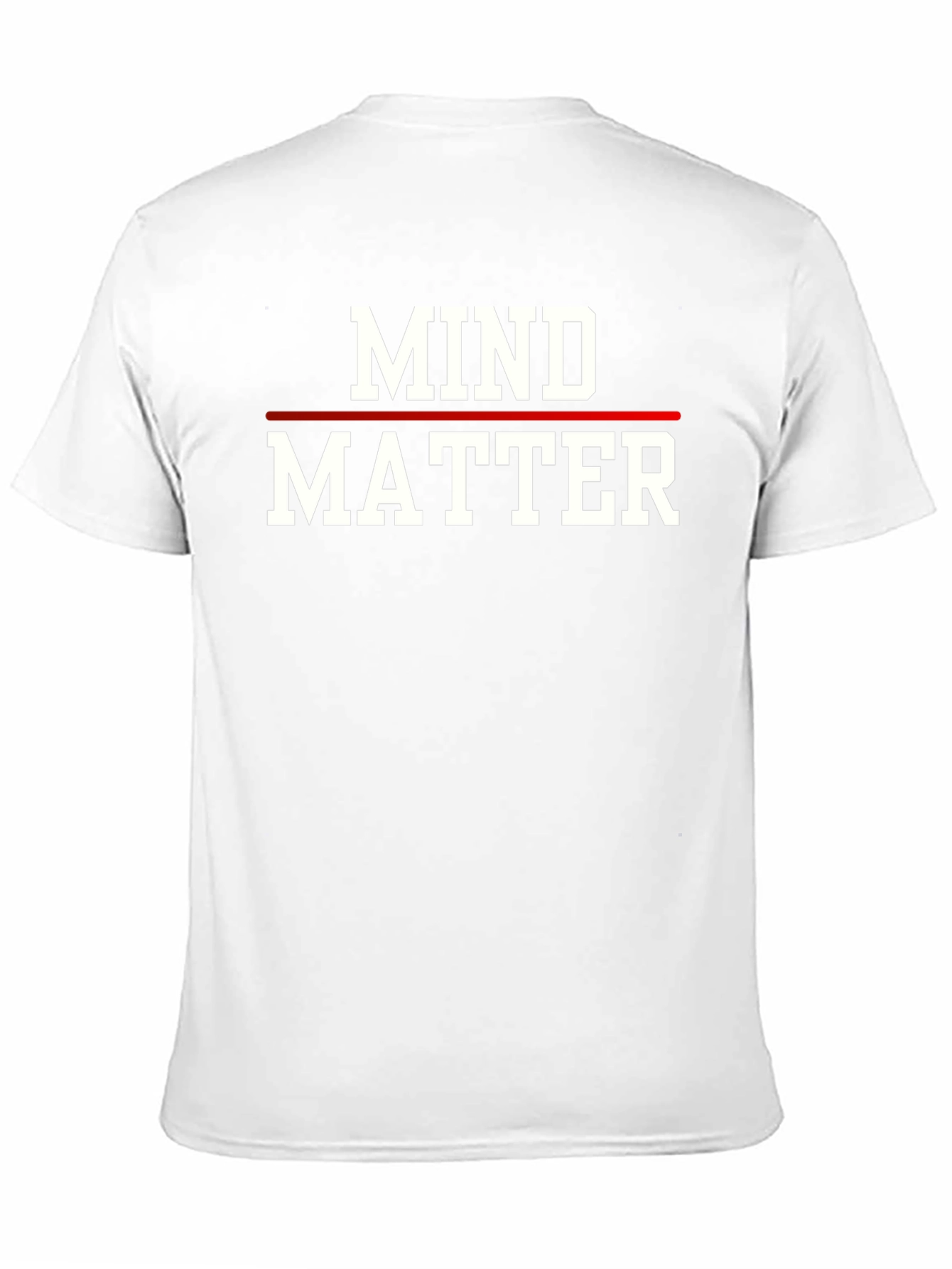 Black Mind Over Matter Graphic Tee - Unisex Black T-Shirt view 11