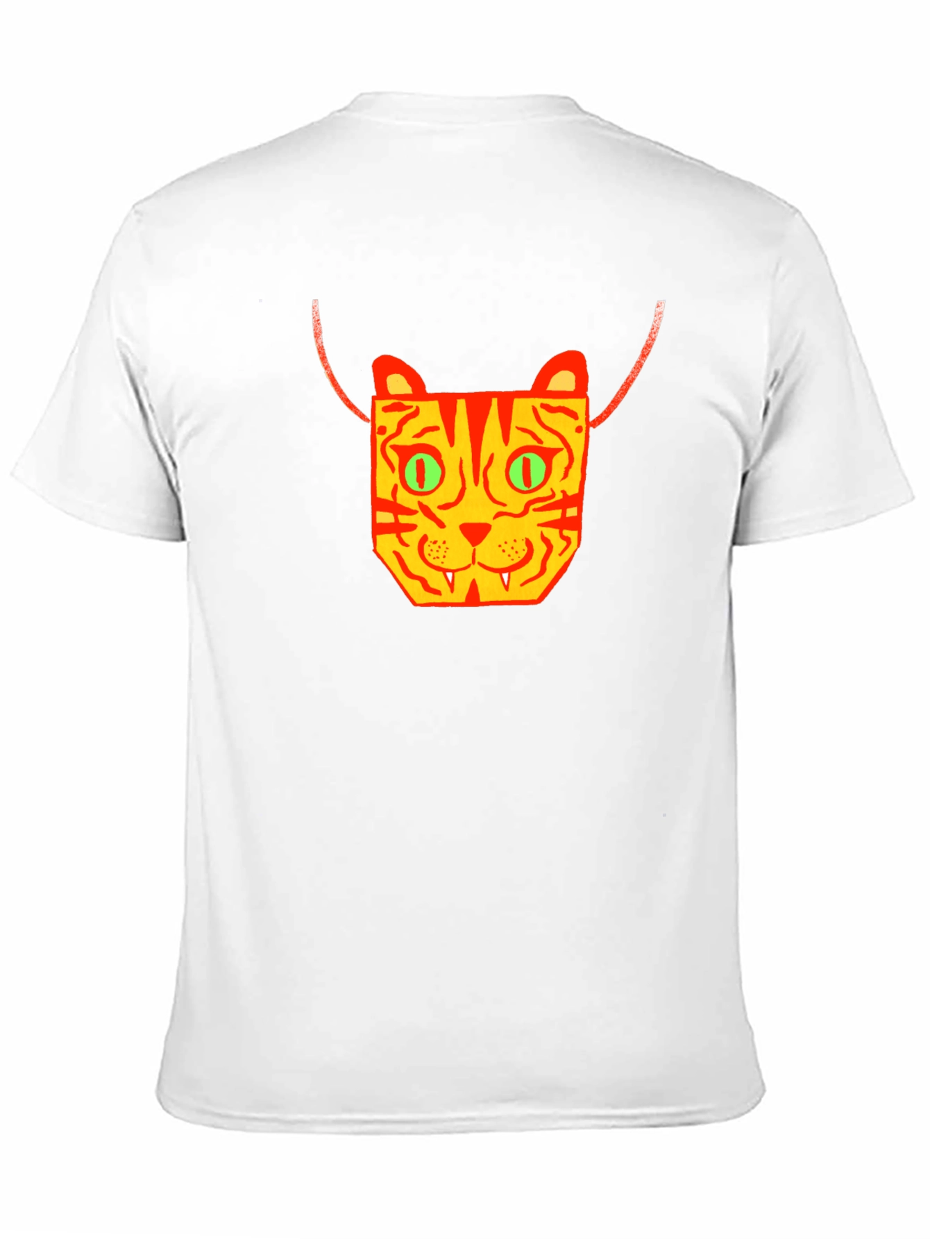 Black Graphic Cat T-Shirt - Cool & Unique Design view 11