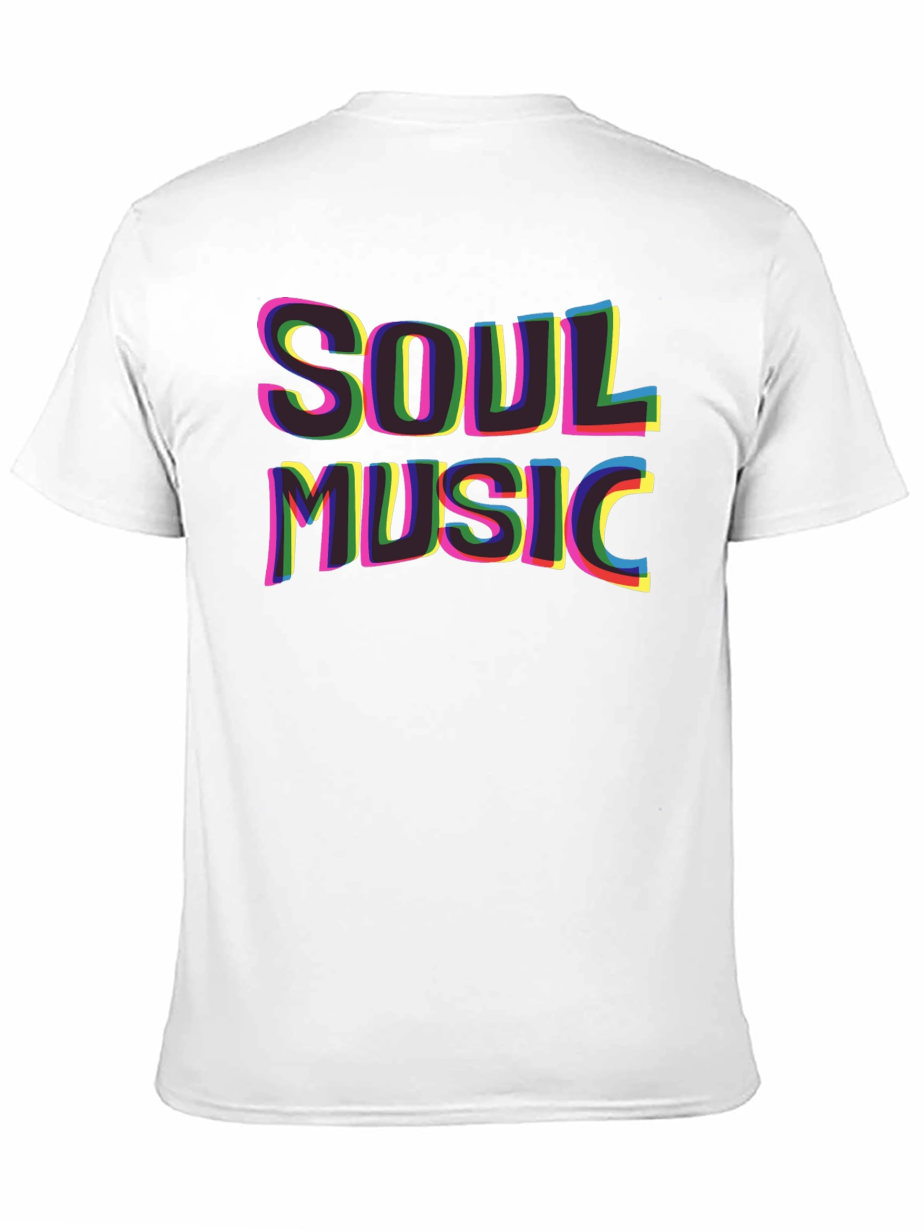 Black Soul Music Graphic T-Shirt - Retro Style view 11