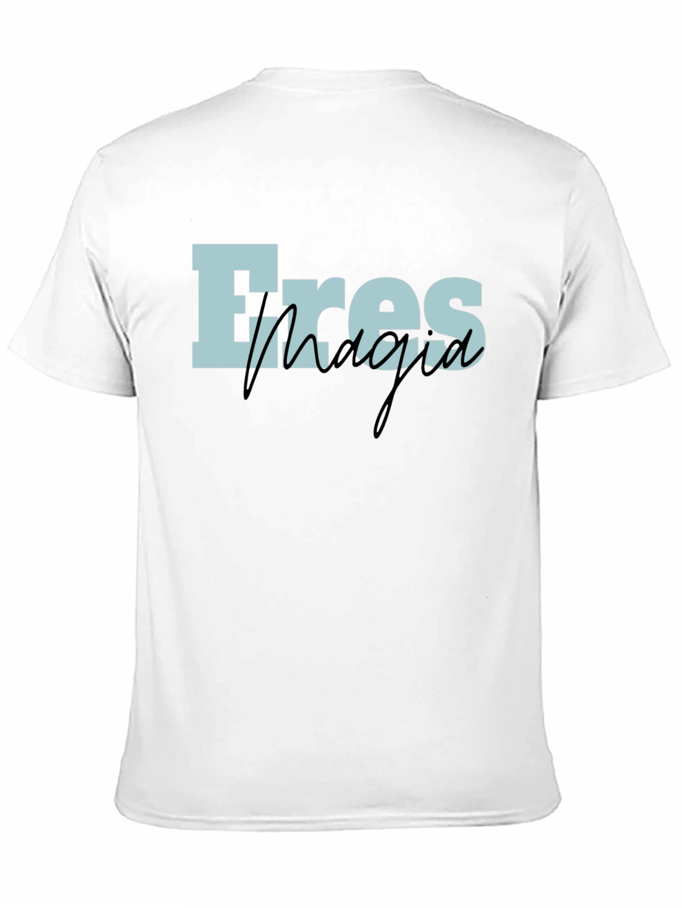 Black Eres Magia Graphic T-Shirt - Black Cotton Blend Tee view 11