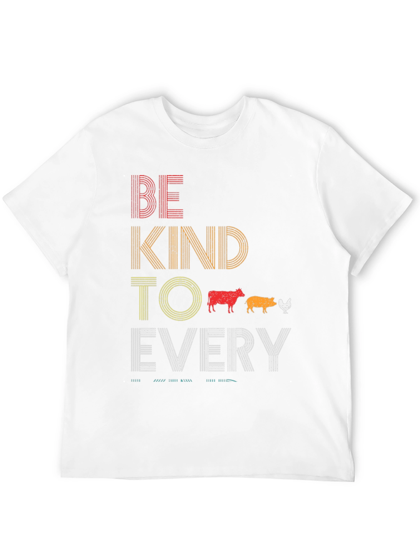 Black Be Kind To Every Kind Black T-Shirt view 12