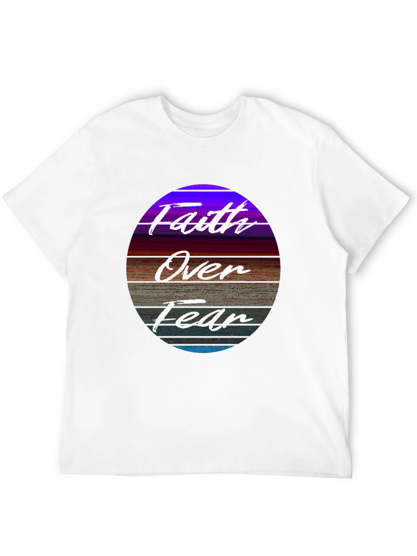 Black Faith Over Fear Graphic Tee view 12